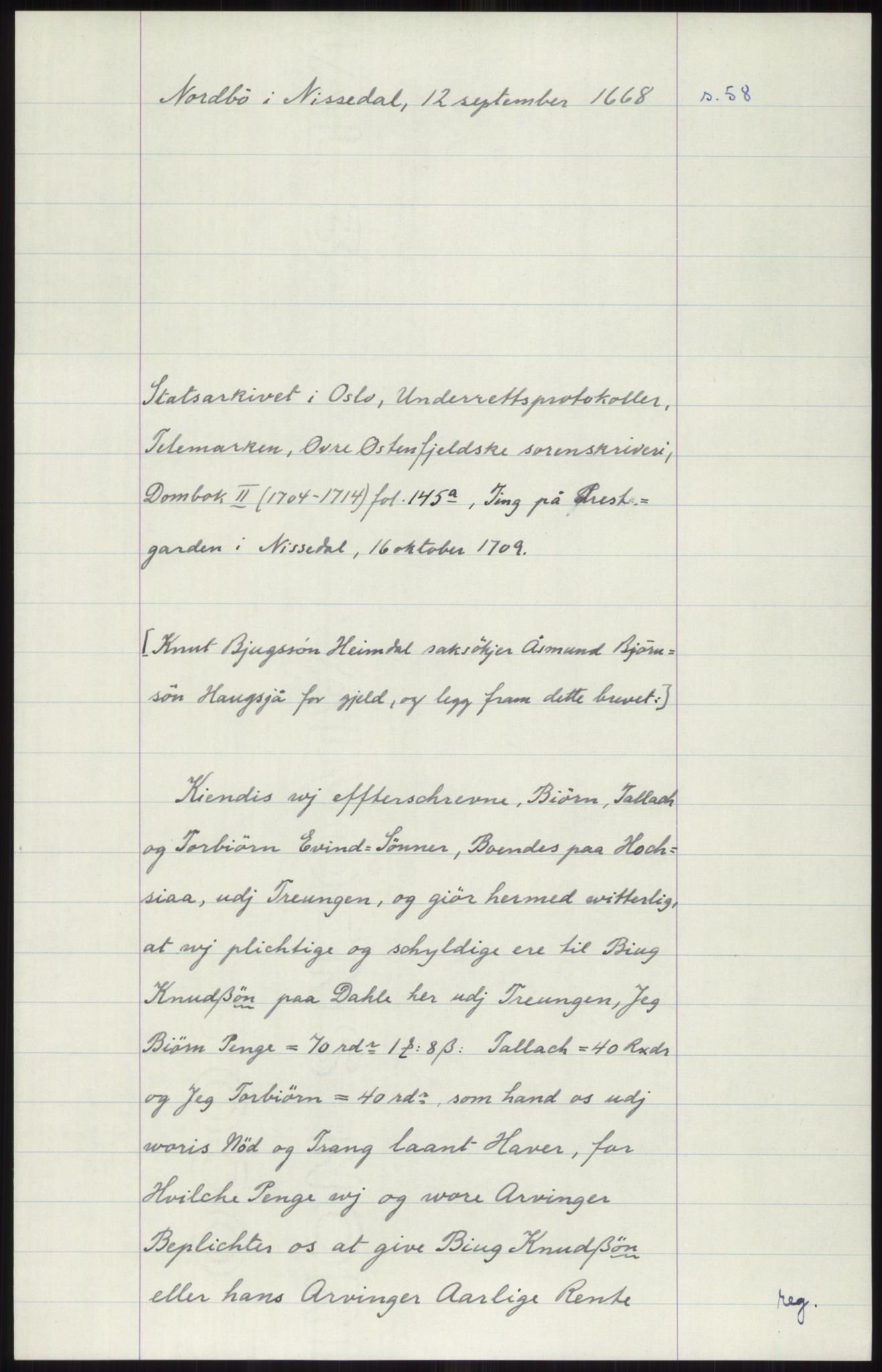 Samlinger til kildeutgivelse, Diplomavskriftsamlingen, AV/RA-EA-4053/H/Ha, p. 2314