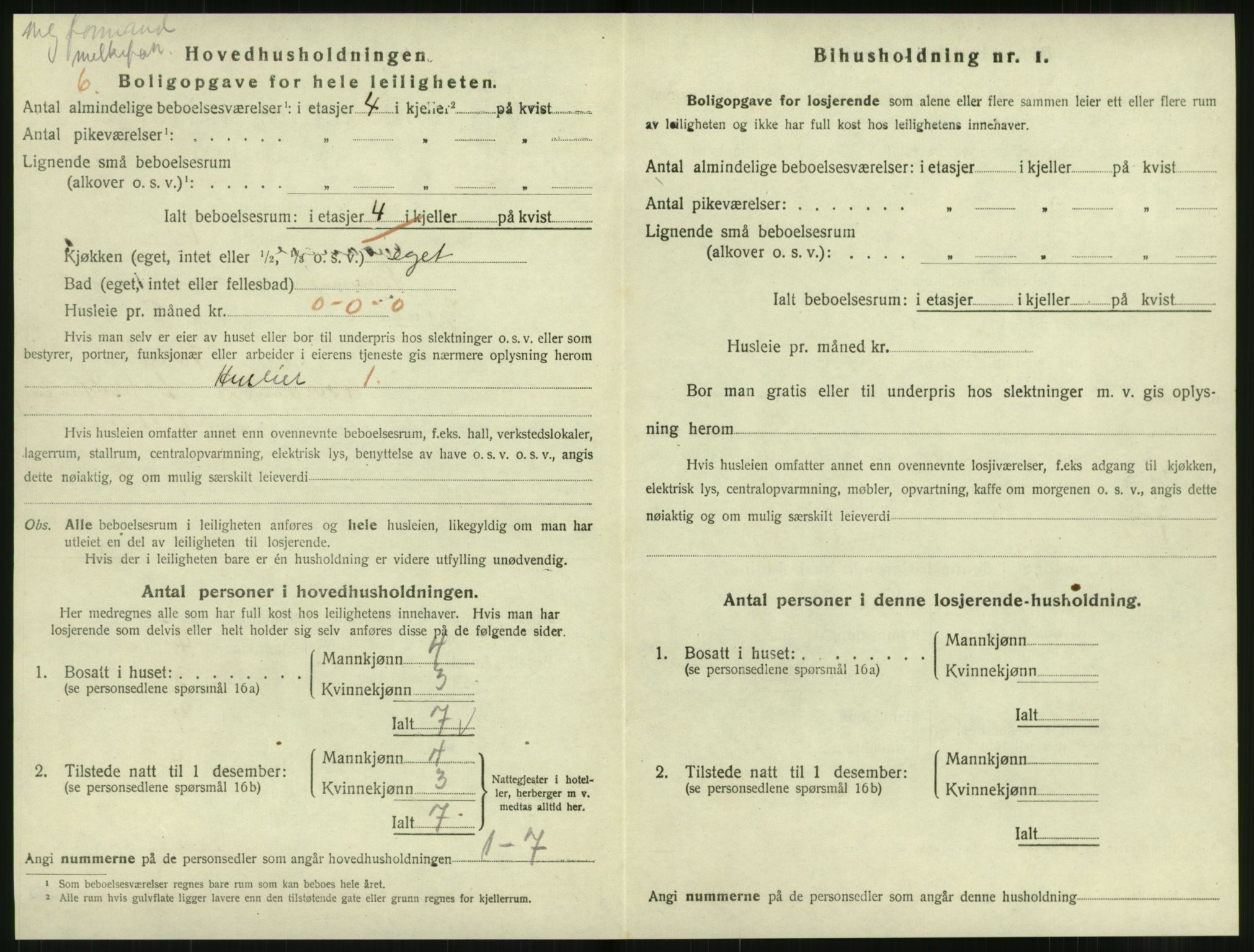 SAT, 1920 census for Levanger town, 1920, p. 1199