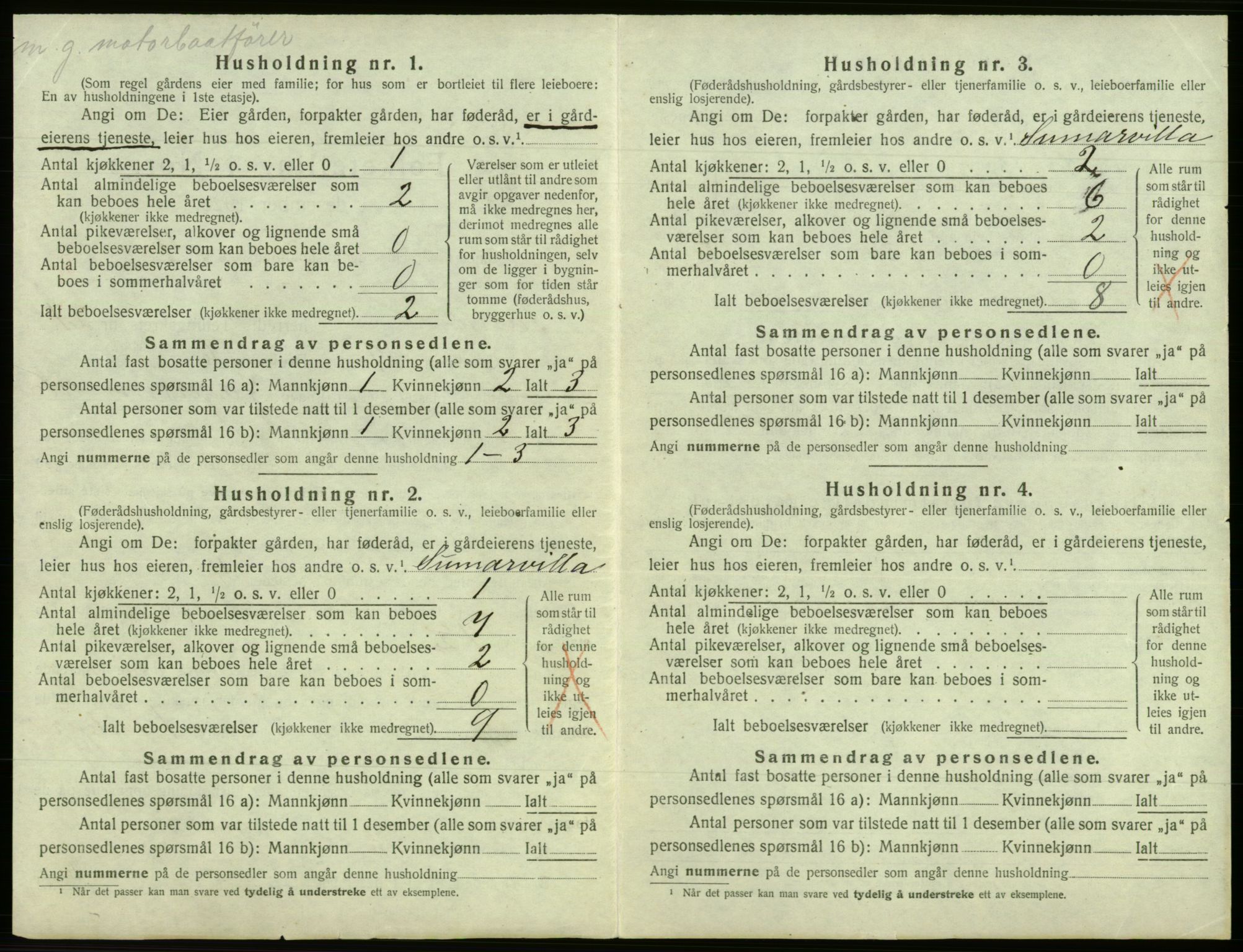 SAB, 1920 census for Fana, 1920, p. 3049