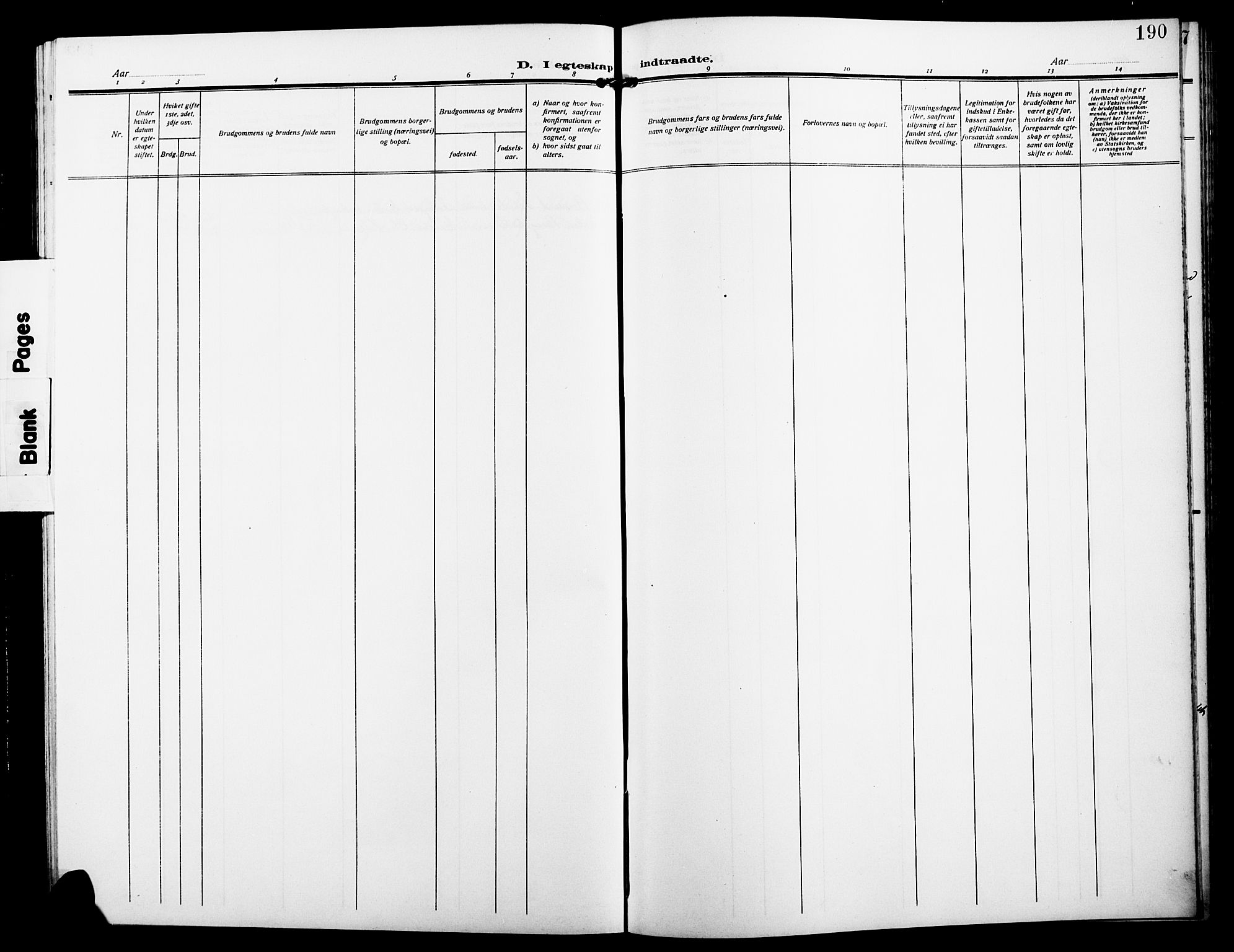 Alvdal prestekontor, AV/SAH-PREST-060/H/Ha/Hab/L0005: Parish register (copy) no. 5, 1908-1923, p. 190