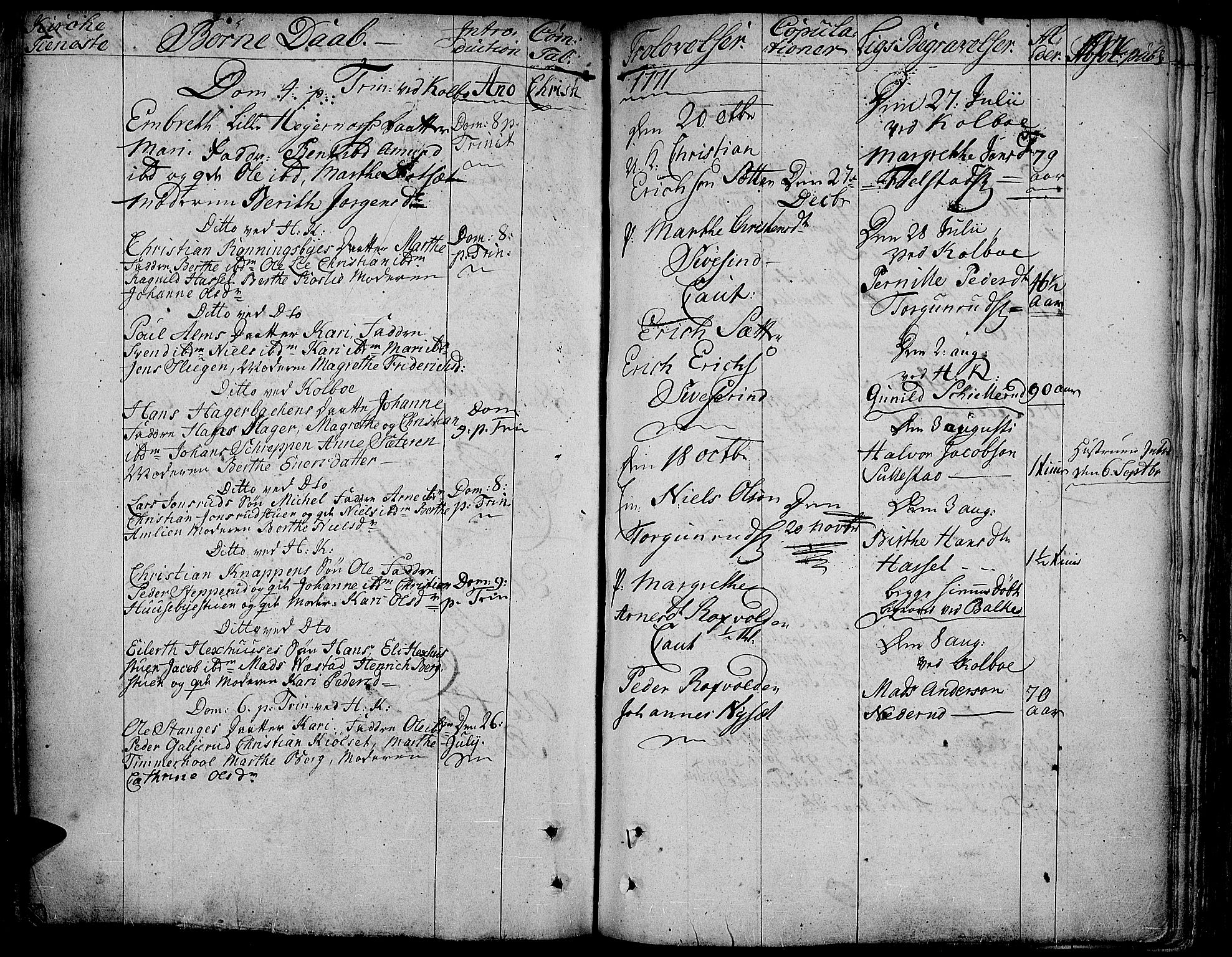 Toten prestekontor, AV/SAH-PREST-102/H/Ha/Haa/L0005: Parish register (official) no. 5, 1761-1772, p. 312