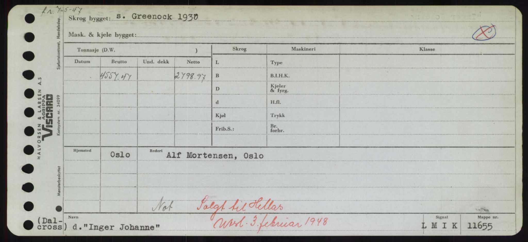 Sjøfartsdirektoratet med forløpere, Skipsmålingen, AV/RA-S-1627/H/Hd/L0018: Fartøy, I, p. 135