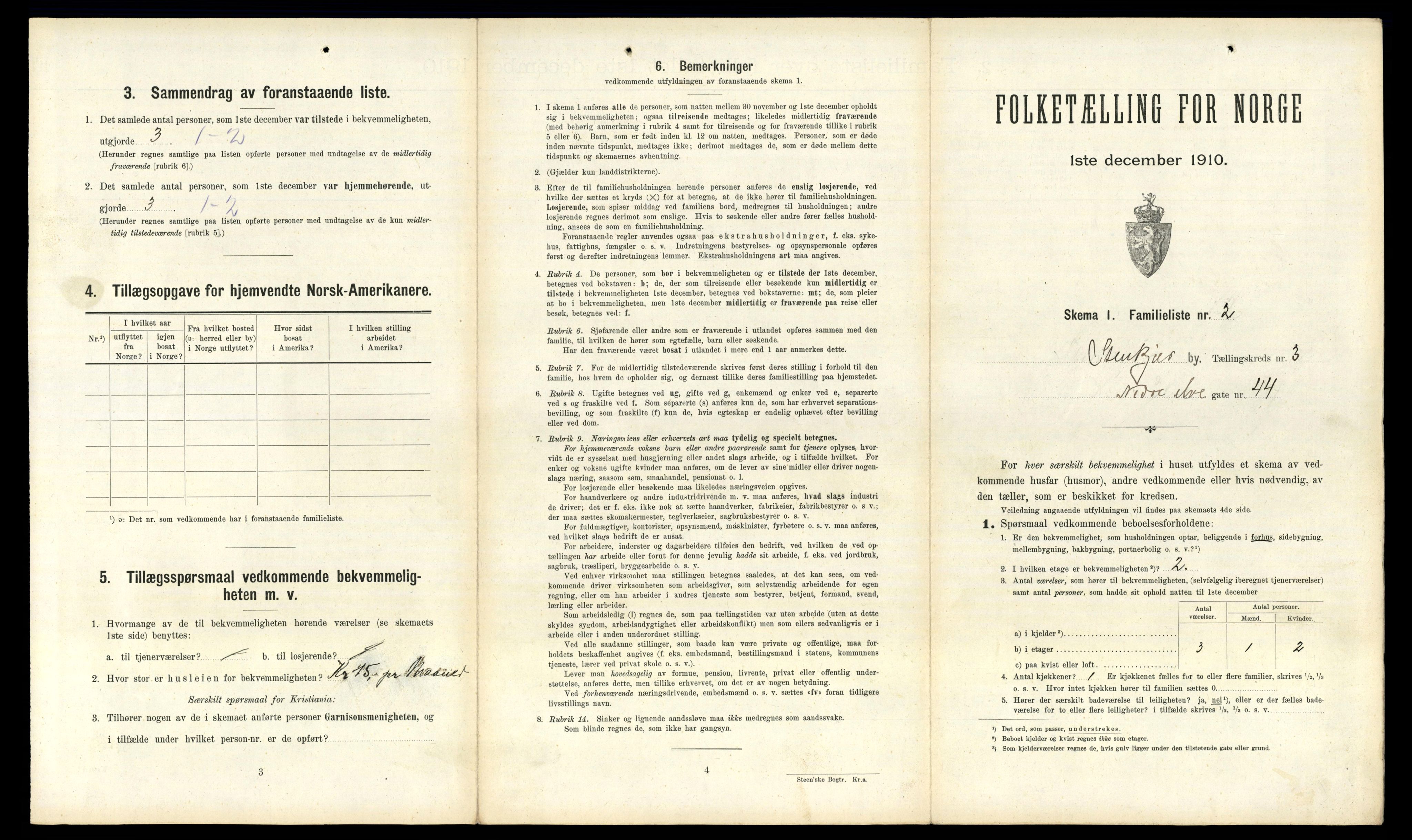 RA, 1910 census for Steinkjer, 1910, p. 688