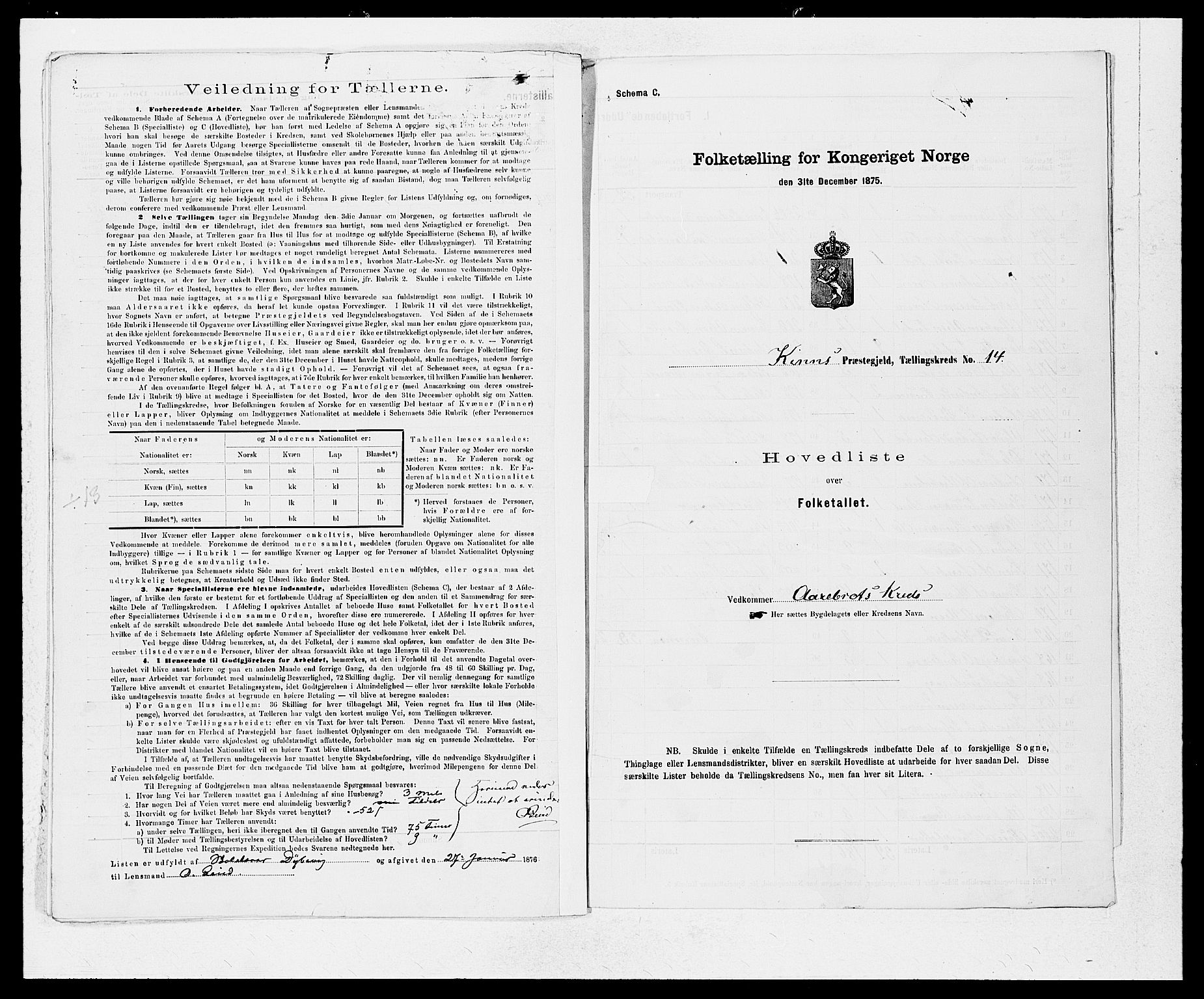 SAB, 1875 census for 1437L Kinn/Kinn og Svanøy, 1875, p. 30