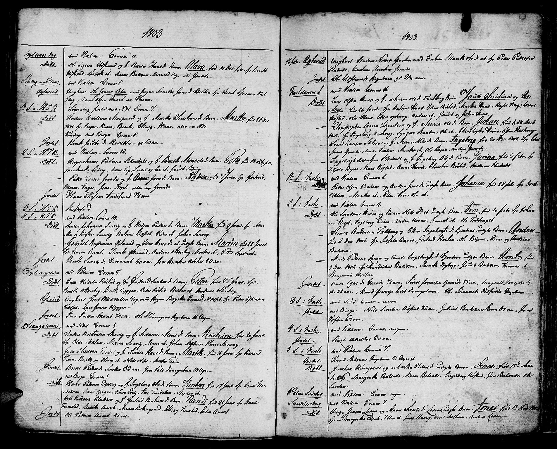 Ministerialprotokoller, klokkerbøker og fødselsregistre - Sør-Trøndelag, AV/SAT-A-1456/659/L0733: Parish register (official) no. 659A03, 1767-1818