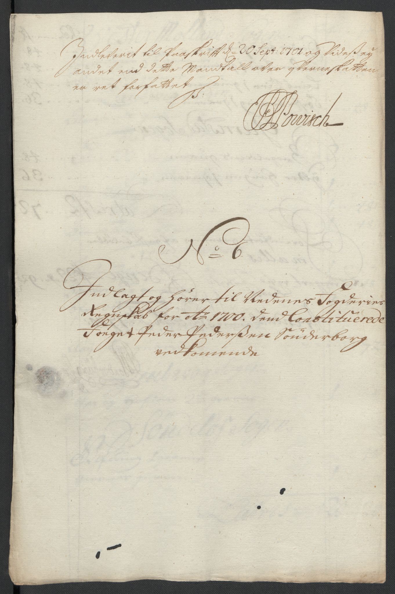 Rentekammeret inntil 1814, Reviderte regnskaper, Fogderegnskap, RA/EA-4092/R39/L2315: Fogderegnskap Nedenes, 1700-1701, p. 44