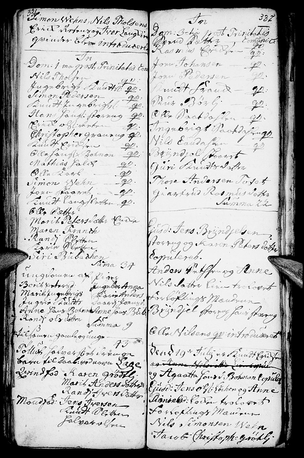 Kvikne prestekontor, SAH/PREST-064/H/Ha/Haa/L0001: Parish register (official) no. 1, 1740-1756, p. 336-337
