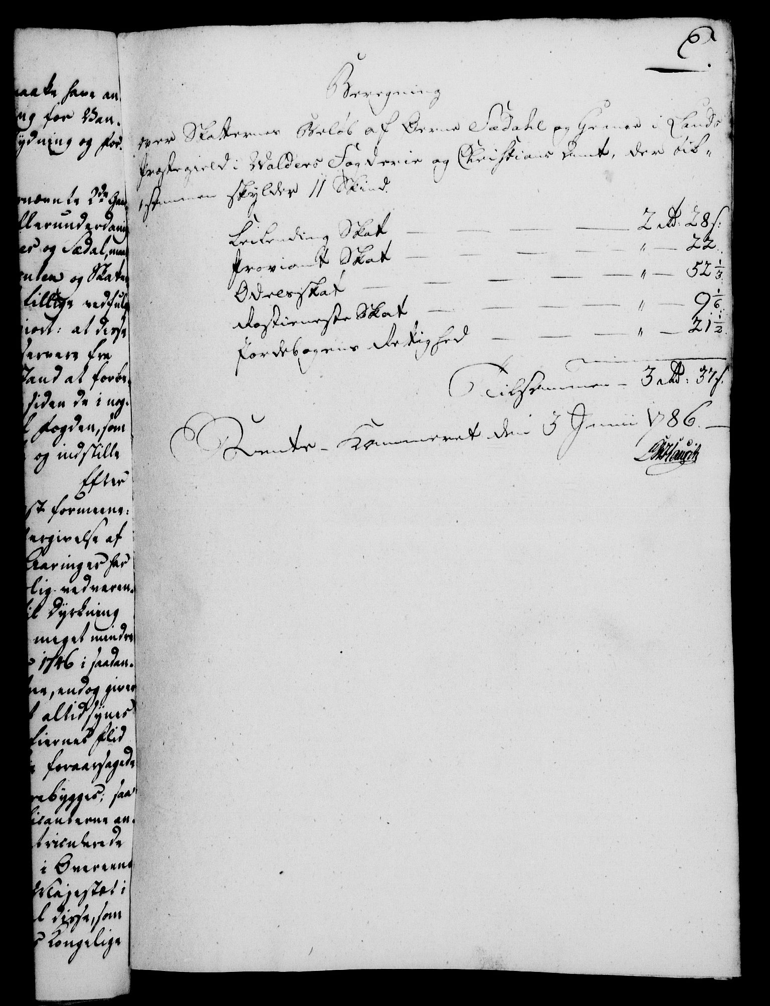 Rentekammeret, Kammerkanselliet, AV/RA-EA-3111/G/Gf/Gfa/L0068: Norsk relasjons- og resolusjonsprotokoll (merket RK 52.68), 1786, p. 552