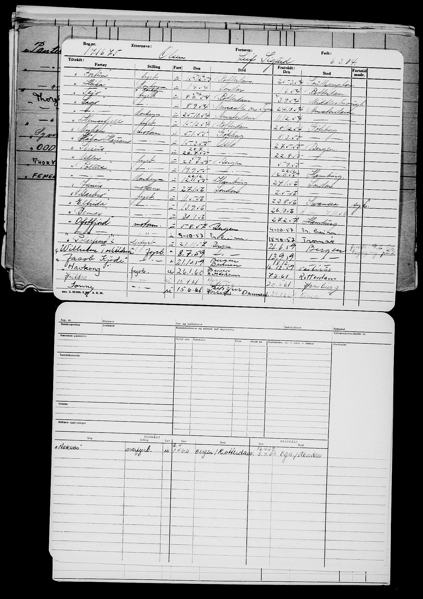 Direktoratet for sjømenn, AV/RA-S-3545/G/Gb/L0052: Hovedkort, 1904, p. 614