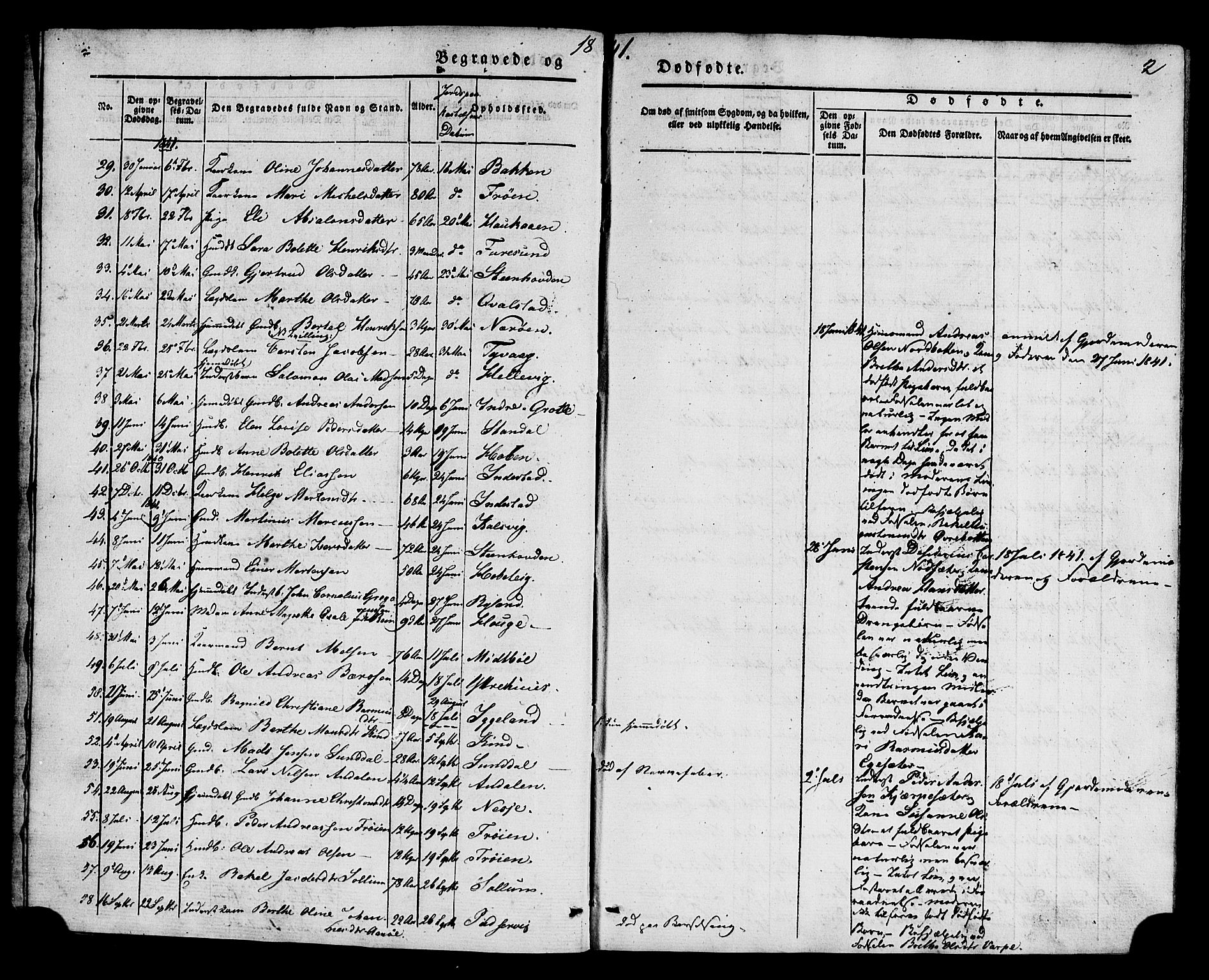 Kinn sokneprestembete, SAB/A-80801/H/Haa/Haaa/L0011: Parish register (official) no. A 11, 1841-1855, p. 2