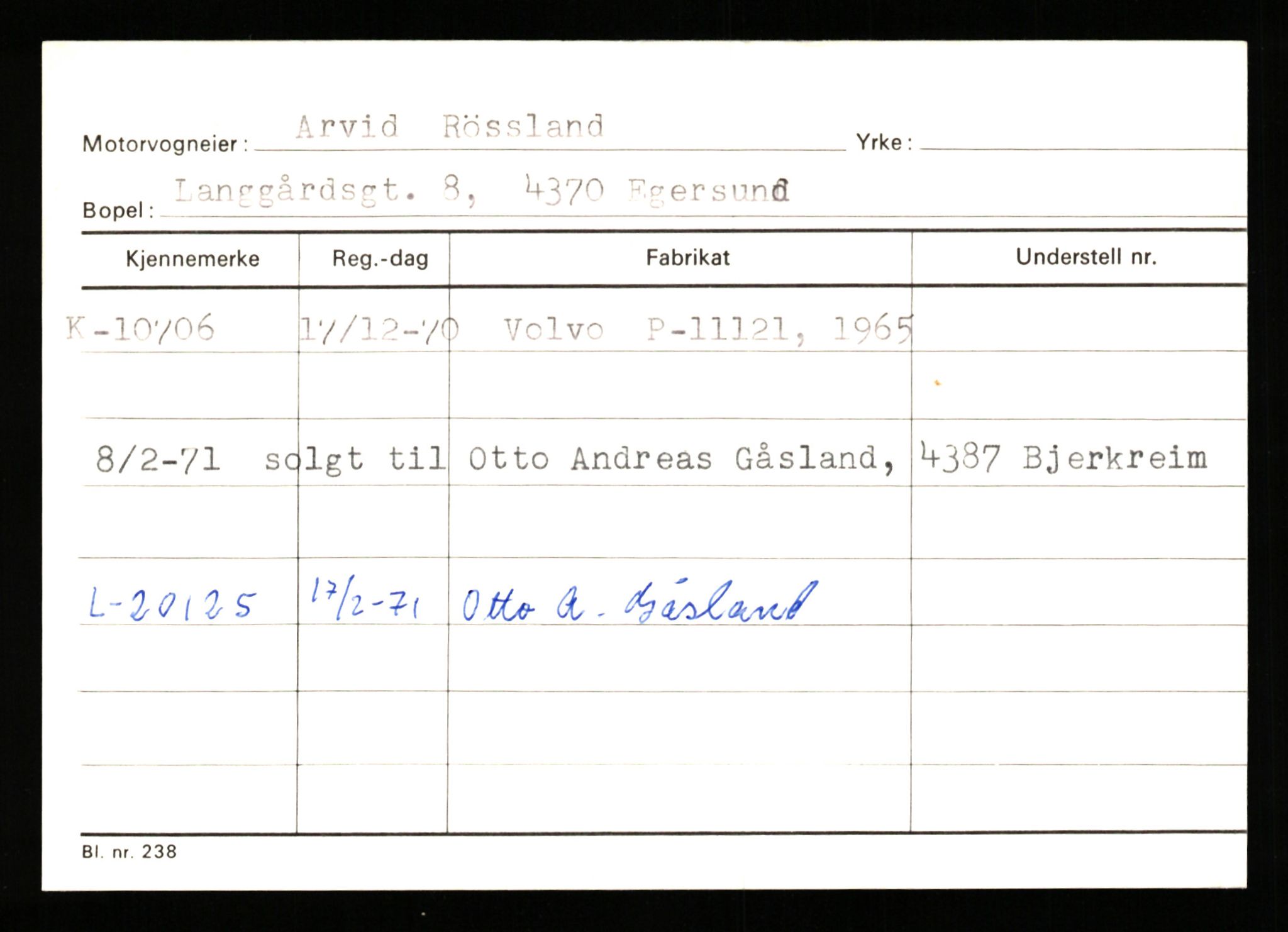 Stavanger trafikkstasjon, SAST/A-101942/0/G/L0003: Registreringsnummer: 10466 - 15496, 1930-1971, p. 215