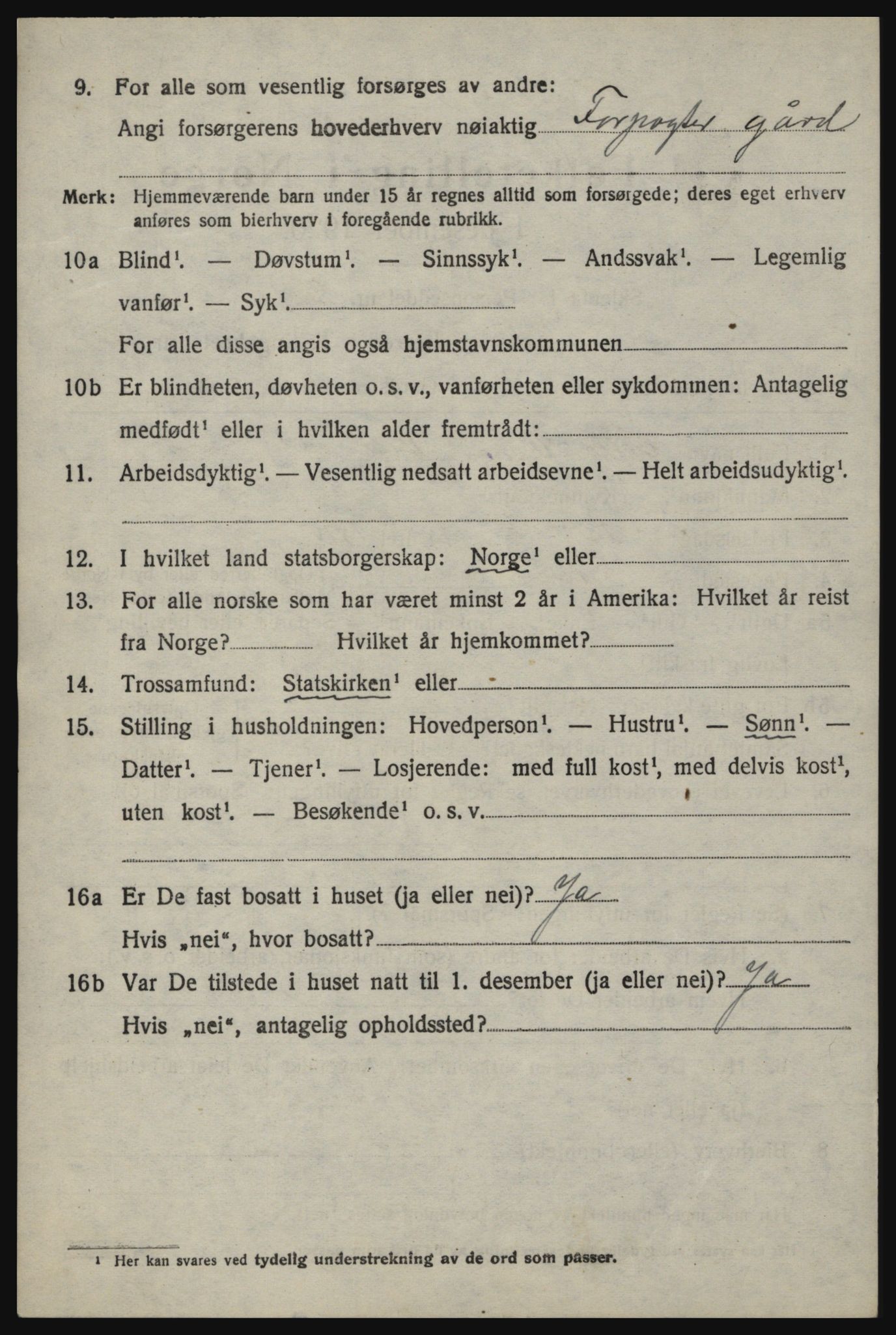 SAO, 1920 census for Idd, 1920, p. 2335