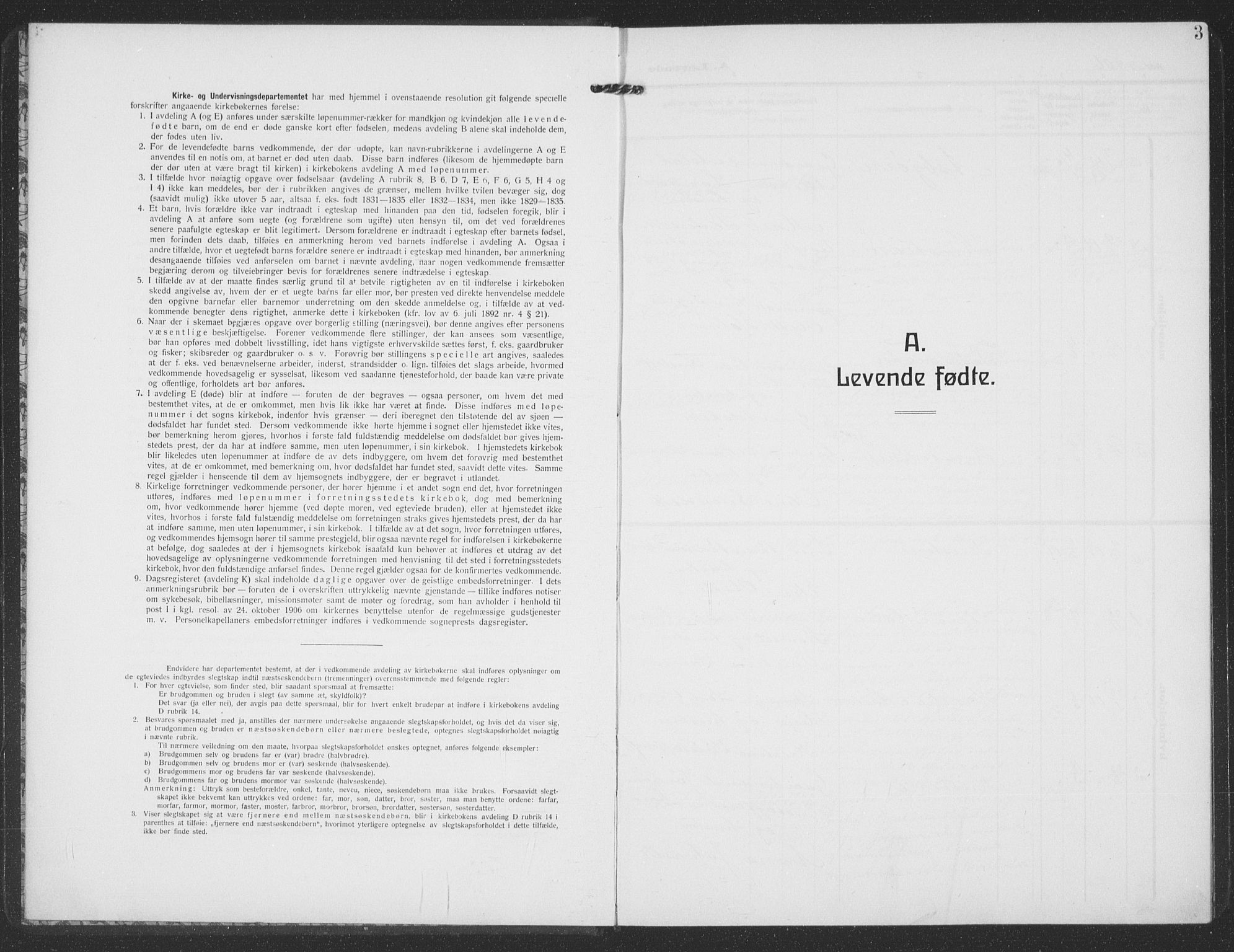 Ministerialprotokoller, klokkerbøker og fødselsregistre - Møre og Romsdal, SAT/A-1454/549/L0615: Parish register (copy) no. 549C01, 1905-1932, p. 3