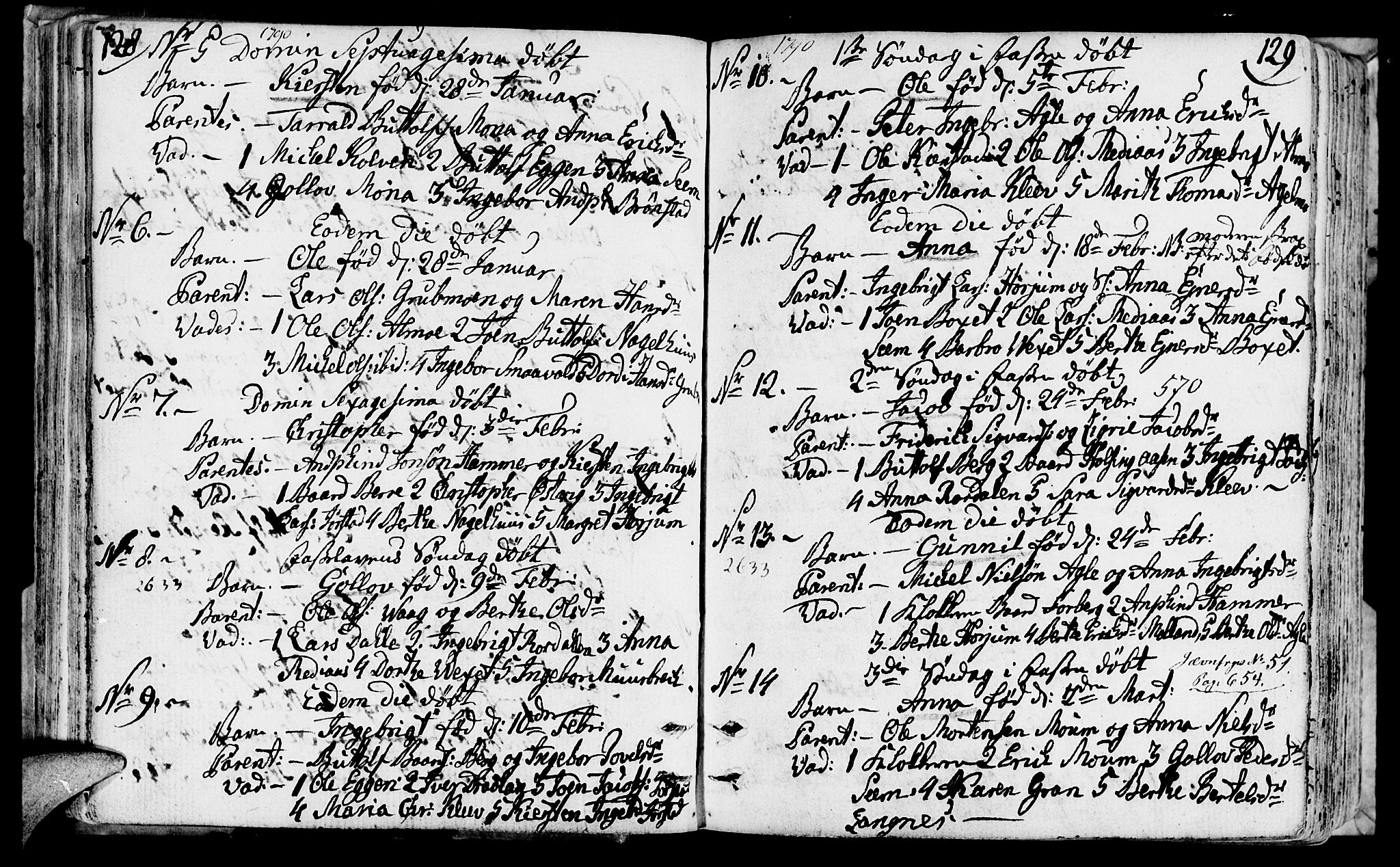 Ministerialprotokoller, klokkerbøker og fødselsregistre - Nord-Trøndelag, SAT/A-1458/749/L0468: Parish register (official) no. 749A02, 1787-1817, p. 128-129