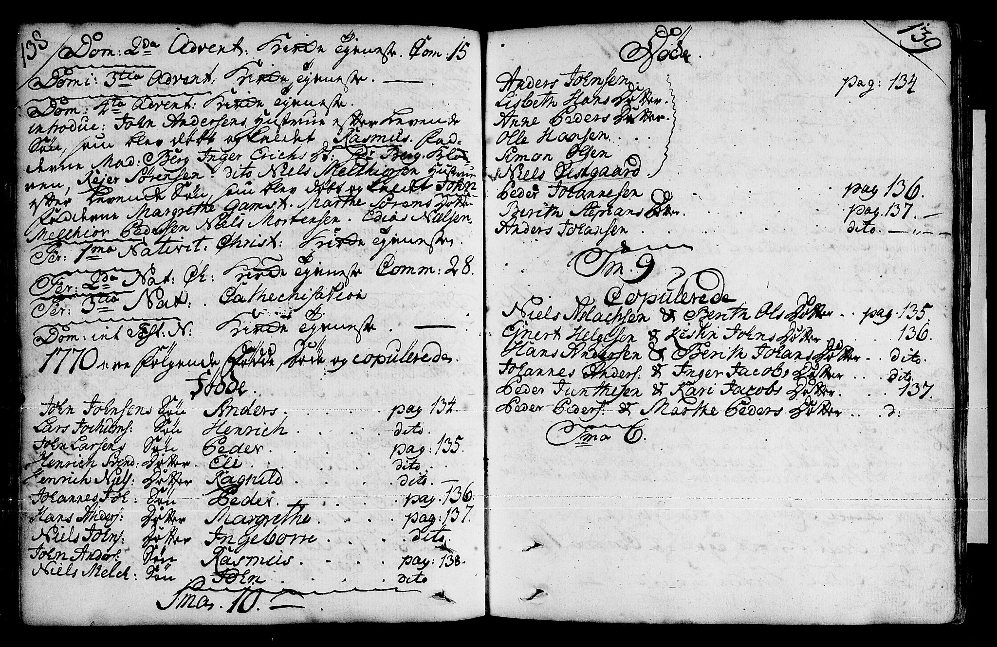 Loppa sokneprestkontor, SATØ/S-1339/H/Ha/L0001kirke: Parish register (official) no. 1 /1, 1753-1784, p. 138-139