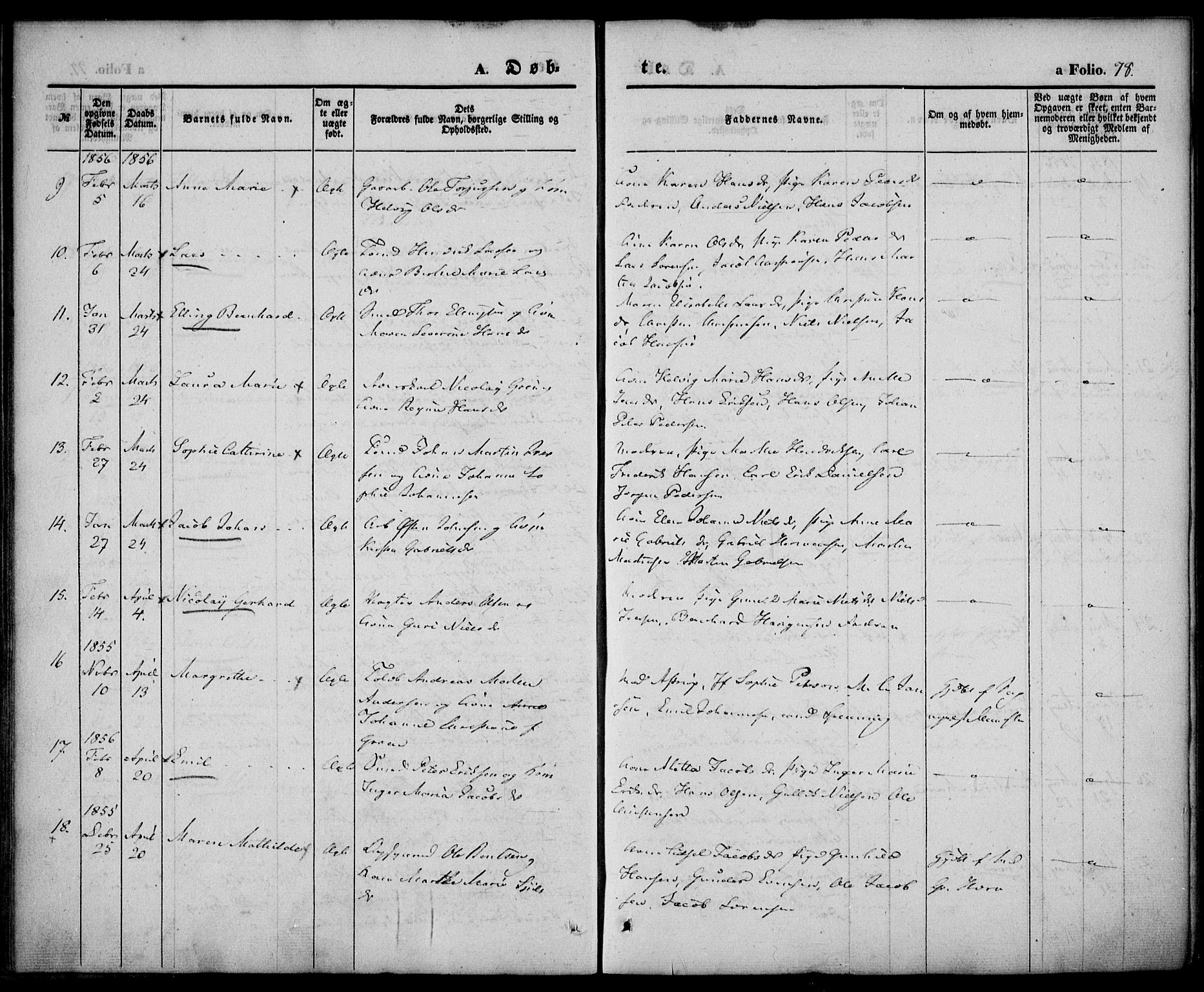 Larvik kirkebøker, SAKO/A-352/F/Fb/L0003: Parish register (official) no. II 3, 1842-1856, p. 78