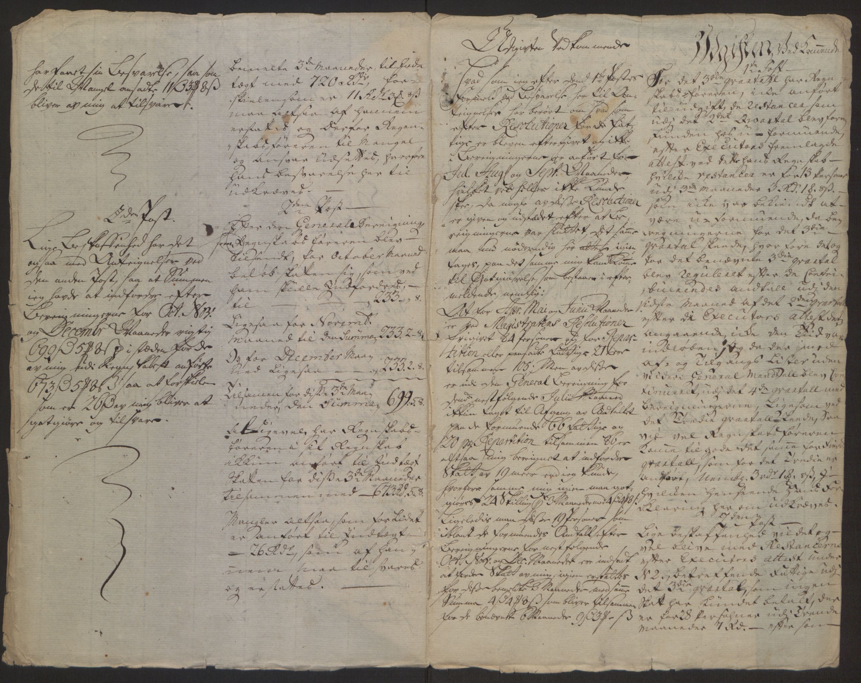 Rentekammeret inntil 1814, Reviderte regnskaper, Byregnskaper, AV/RA-EA-4066/R/Rp/L0366/0001: [P20] Kontribusjonsregnskap / Ekstraskatt, 1763, p. 360