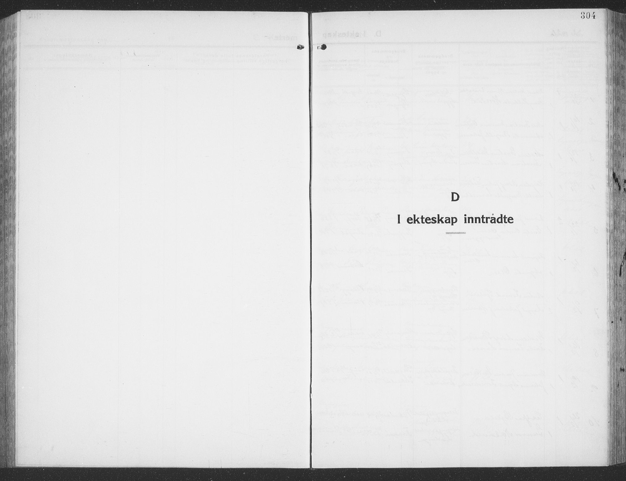 Tromsø sokneprestkontor/stiftsprosti/domprosti, AV/SATØ-S-1343/G/Gb/L0010klokker: Parish register (copy) no. 10, 1925-1937, p. 304