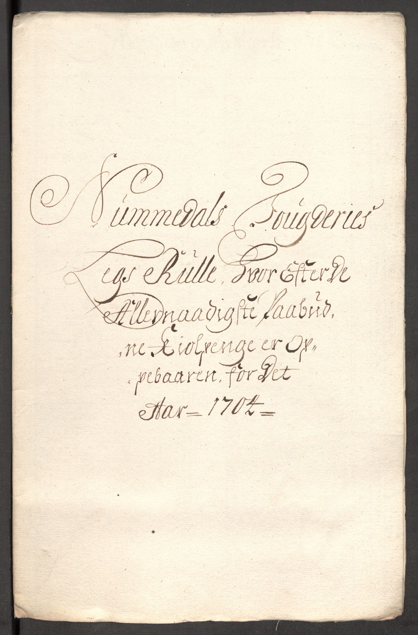 Rentekammeret inntil 1814, Reviderte regnskaper, Fogderegnskap, RA/EA-4092/R64/L4428: Fogderegnskap Namdal, 1703-1704, p. 285