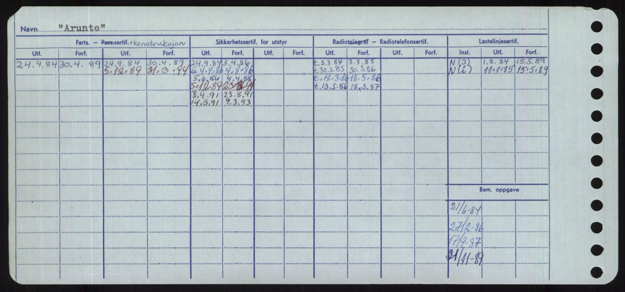 Sjøfartsdirektoratet med forløpere, Skipsmålingen, AV/RA-S-1627/H/Hd/L0002: Fartøy, Apa-Axe, p. 224