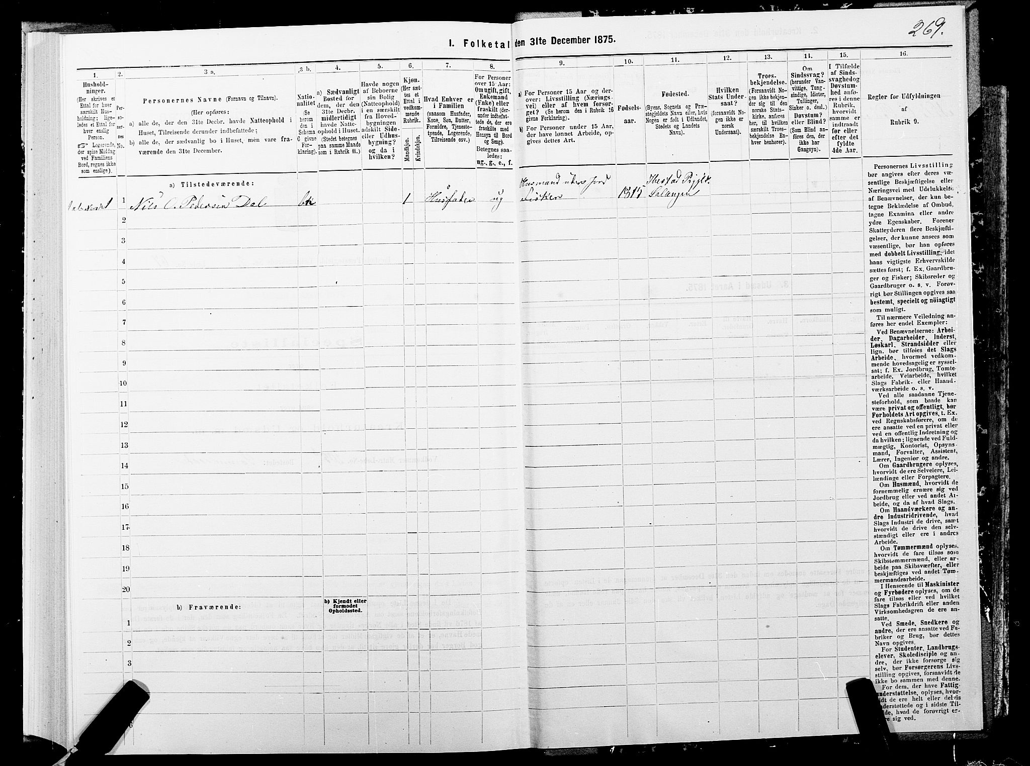 SATØ, 1875 census for 1917P Ibestad, 1875, p. 1269