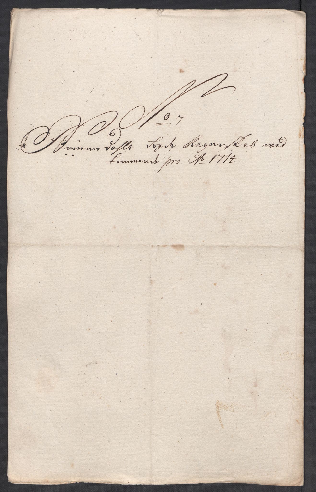 Rentekammeret inntil 1814, Reviderte regnskaper, Fogderegnskap, AV/RA-EA-4092/R64/L4435: Fogderegnskap Namdal, 1714, p. 115