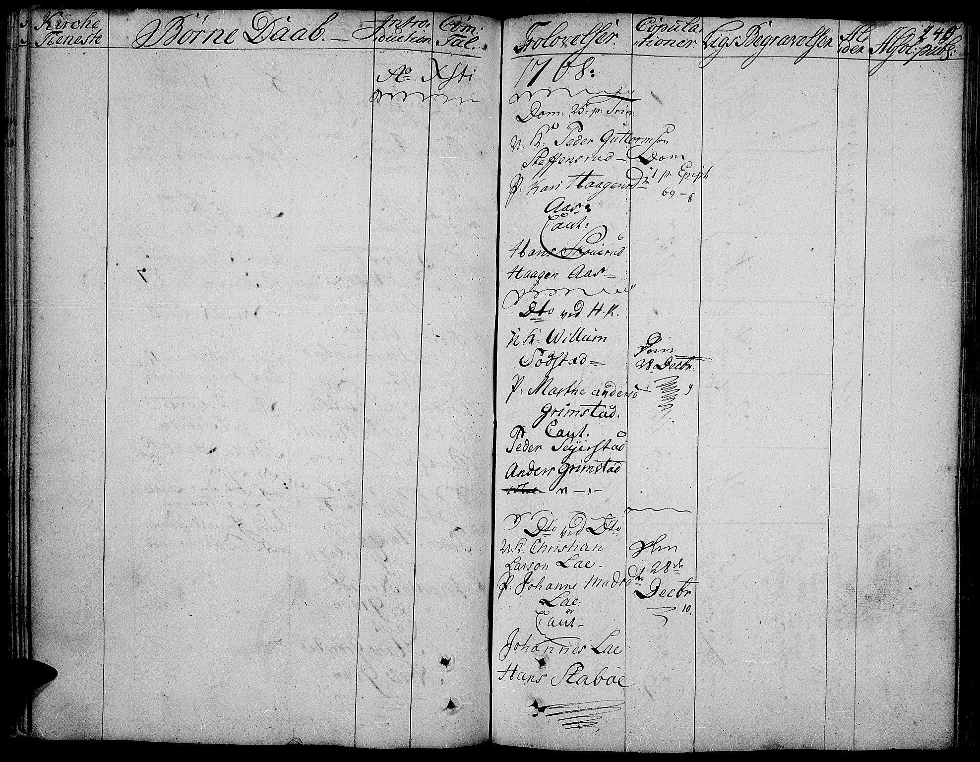 Toten prestekontor, AV/SAH-PREST-102/H/Ha/Haa/L0005: Parish register (official) no. 5, 1761-1772, p. 240