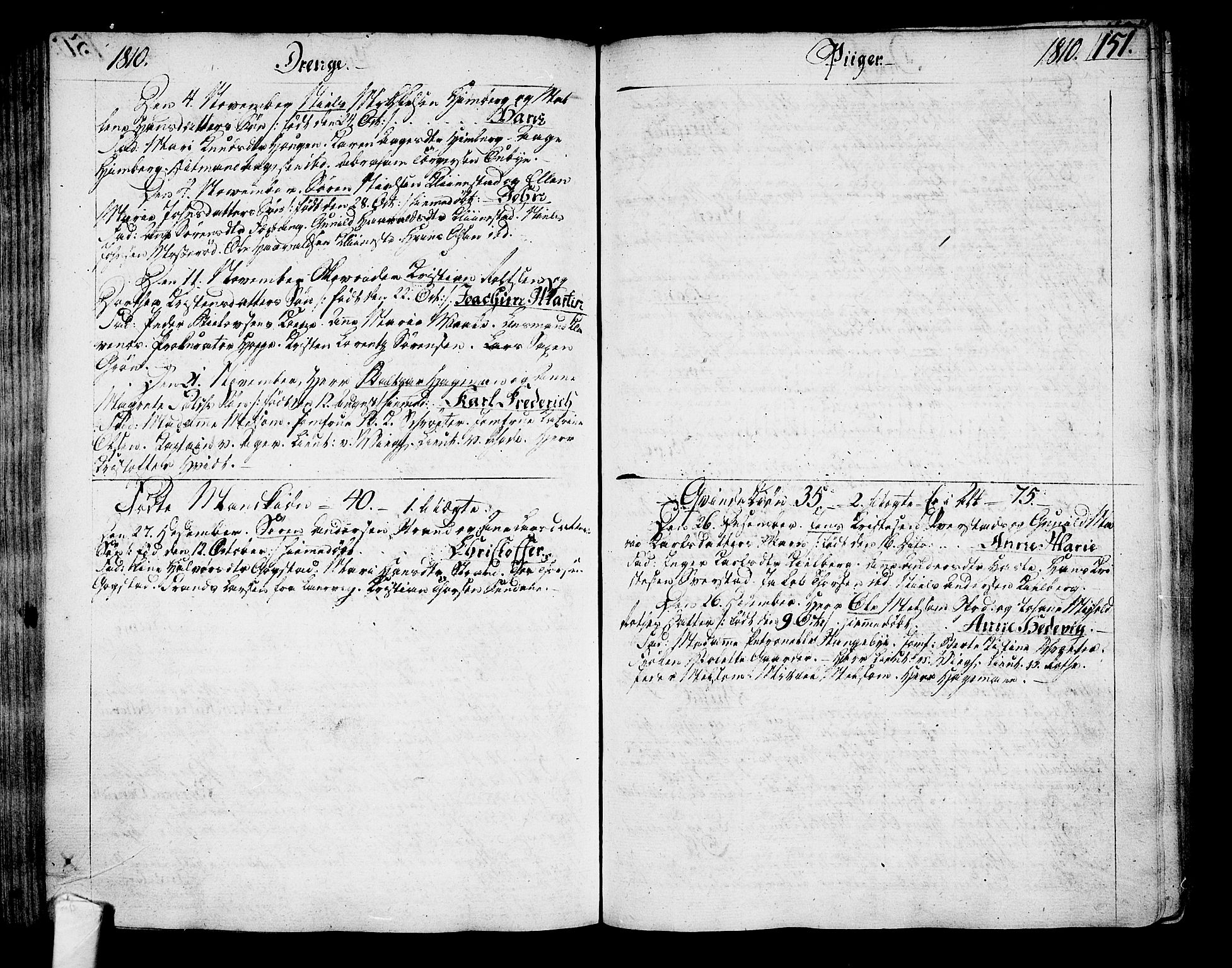Sandar kirkebøker, SAKO/A-243/F/Fa/L0003: Parish register (official) no. 3, 1789-1814, p. 151