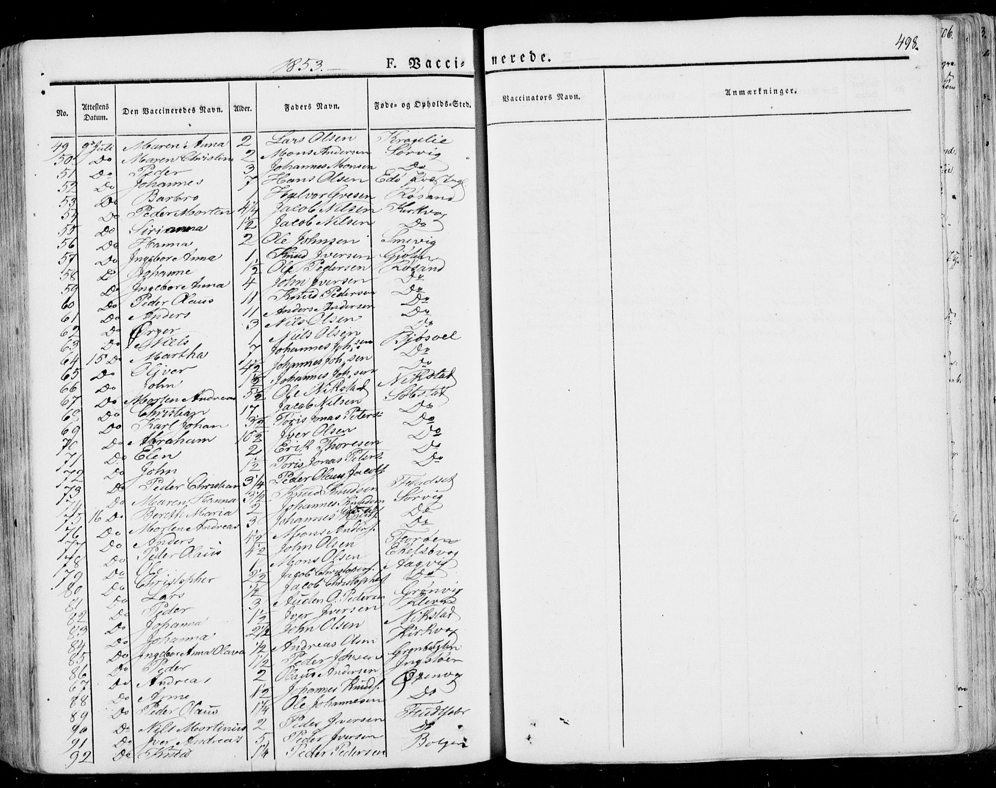 Ministerialprotokoller, klokkerbøker og fødselsregistre - Møre og Romsdal, SAT/A-1454/568/L0803: Parish register (official) no. 568A10, 1830-1853, p. 498