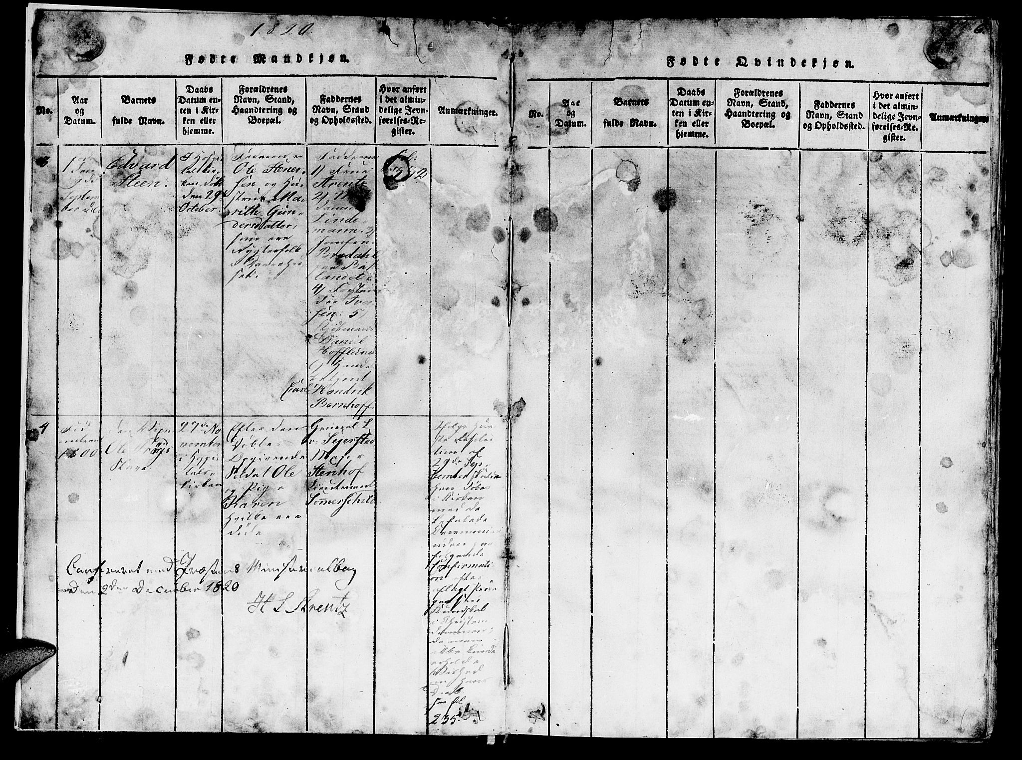 Ministerialprotokoller, klokkerbøker og fødselsregistre - Sør-Trøndelag, SAT/A-1456/623/L0478: Parish register (copy) no. 623C01, 1815-1873, p. 6