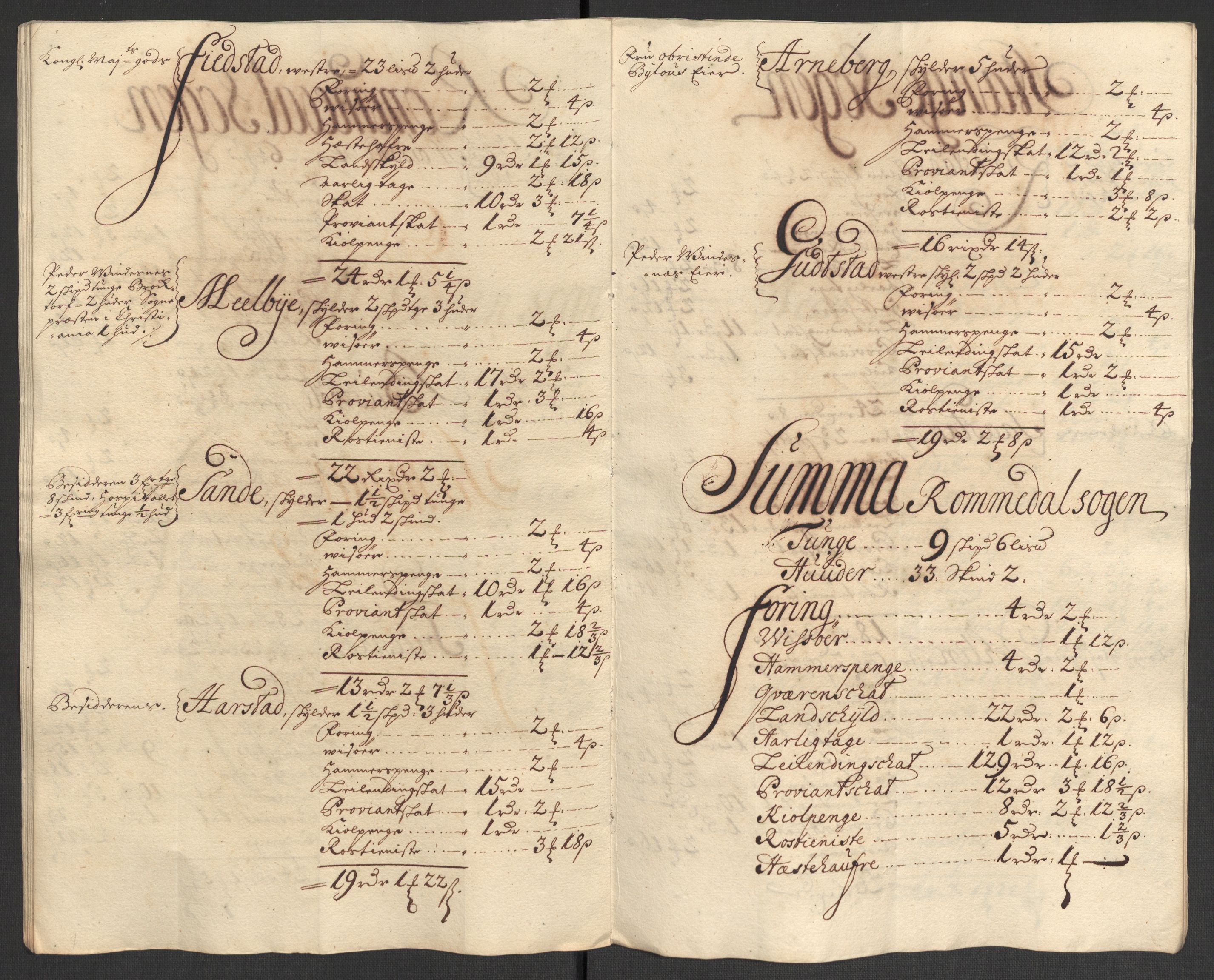 Rentekammeret inntil 1814, Reviderte regnskaper, Fogderegnskap, AV/RA-EA-4092/R16/L1039: Fogderegnskap Hedmark, 1700, p. 111