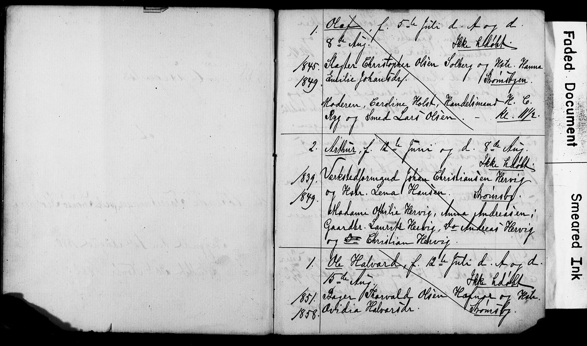 Strømsø kirkebøker, SAKO/A-246/Y/Ya/L0001: Parish register draft no. I 1, 1880-1882