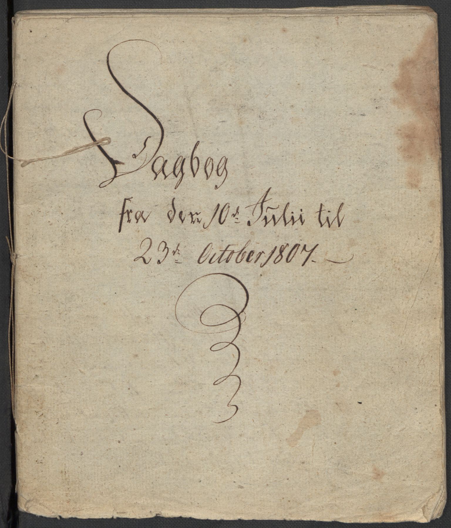 Holck, Meidell, Hartvig, RA/PA-0204/F/L0001: (Kassett) Dagbøker ført av Ole Elias v.Holck, 1798-1842, p. 128