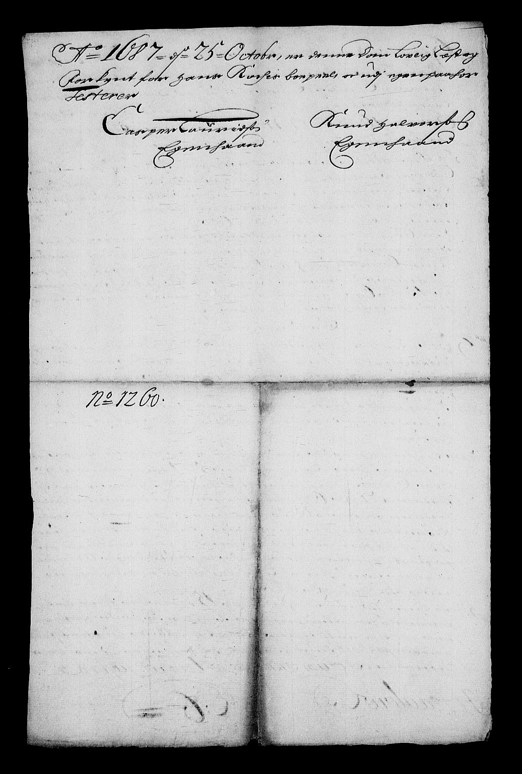 Stattholderembetet 1572-1771, RA/EA-2870/Af/L0002: Avskrifter av vedlegg til originale supplikker, nummerert i samsvar med supplikkbøkene, 1687-1689, p. 52