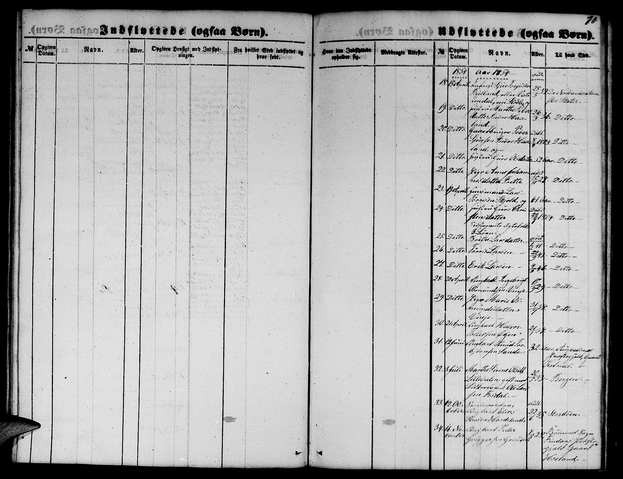 Etne sokneprestembete, SAB/A-75001/H/Hab: Parish register (copy) no. C 2, 1851-1865, p. 80