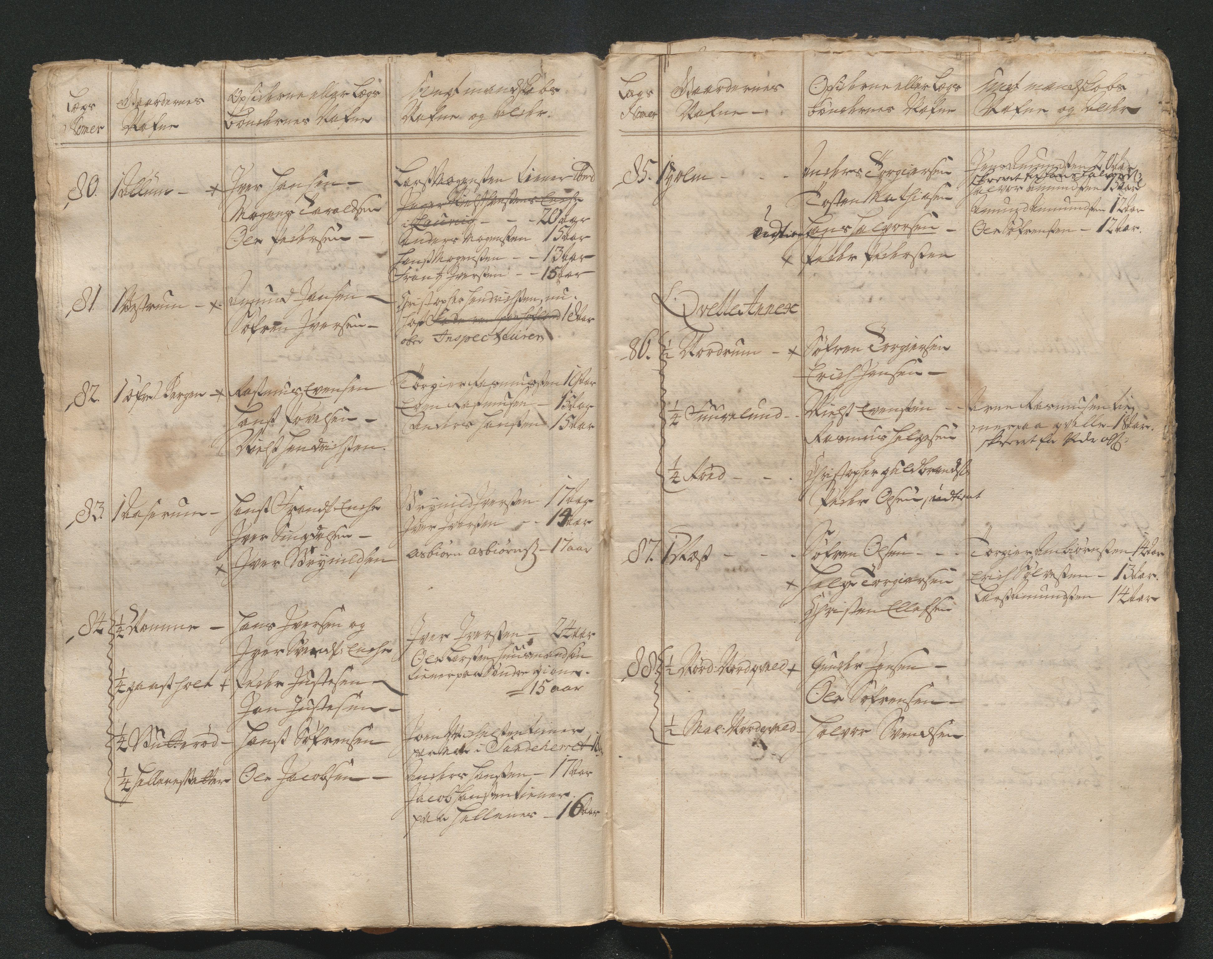 Larvik grevskap, AV/SAKO-A-1056/F/Ff/Ffa/L0001: Ruller og manntall, 1708-1734, p. 272