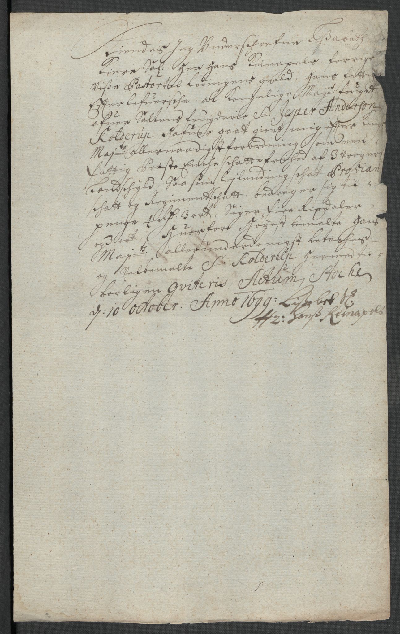 Rentekammeret inntil 1814, Reviderte regnskaper, Fogderegnskap, AV/RA-EA-4092/R66/L4579: Fogderegnskap Salten, 1697-1700, p. 312