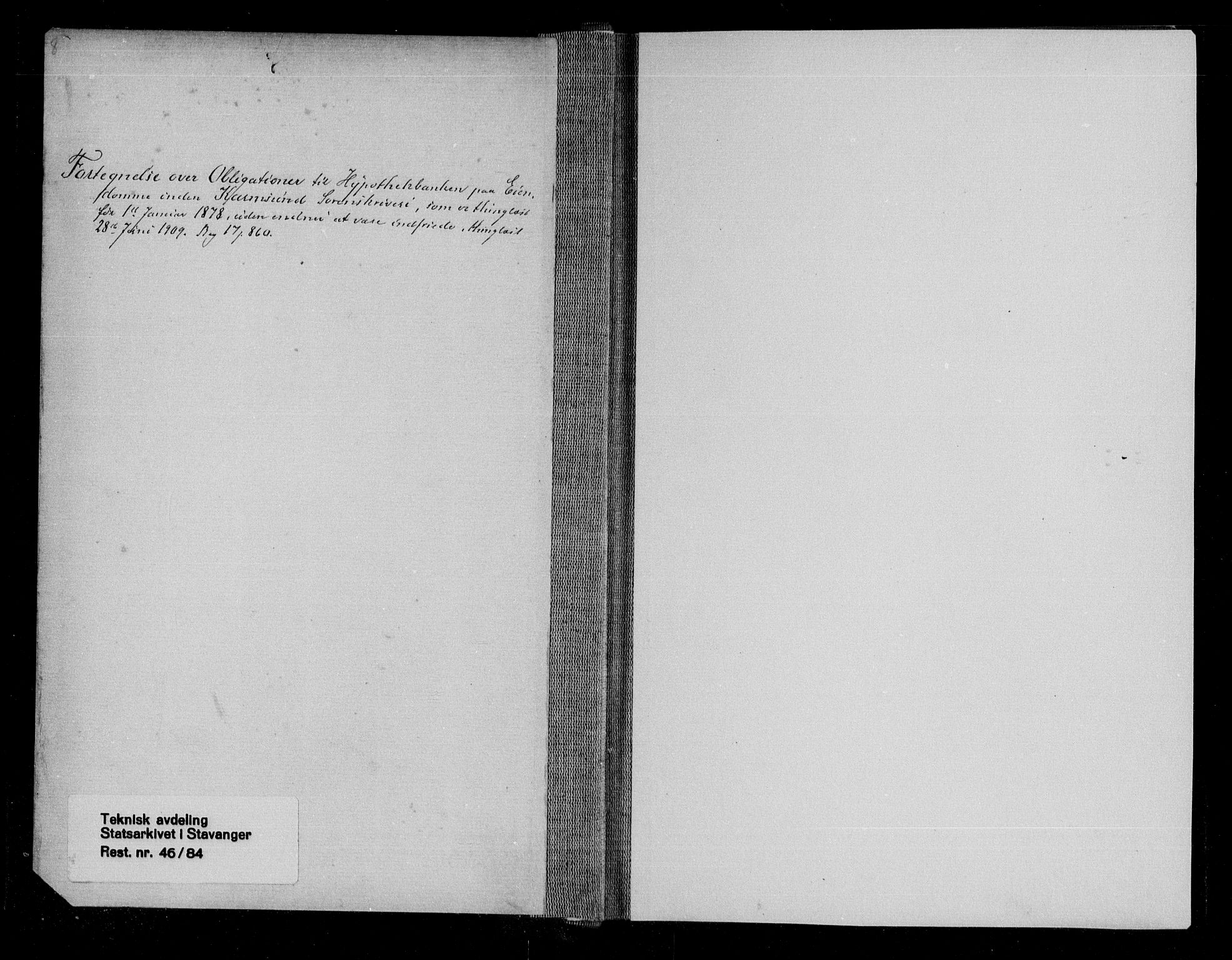Karmsund sorenskriveri, SAST/A-100311/01/II/IIA/L0043: Mortgage register no. II AG 43, 1891