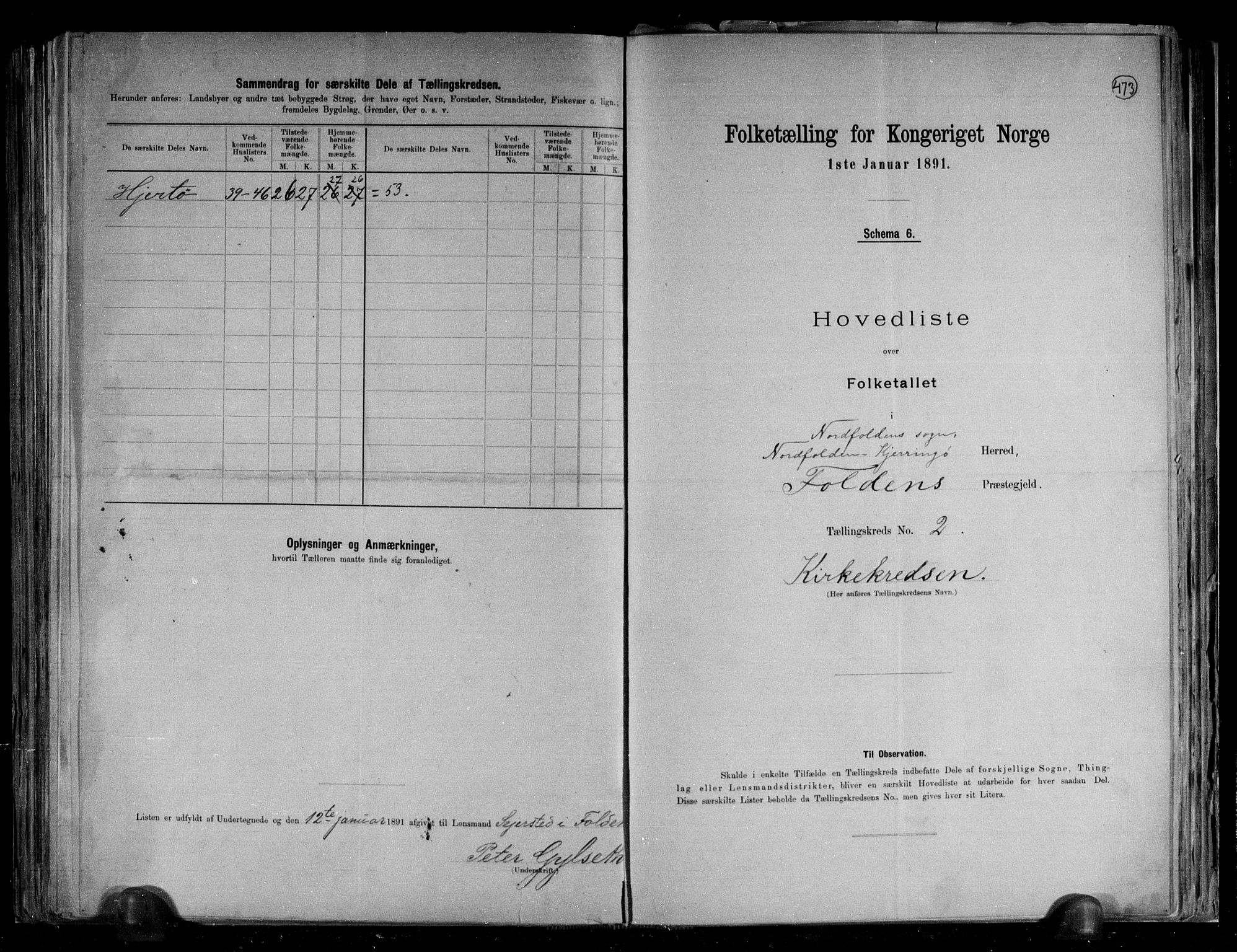 RA, 1891 census for 1846 Nordfold-Kjerringøy, 1891, p. 8