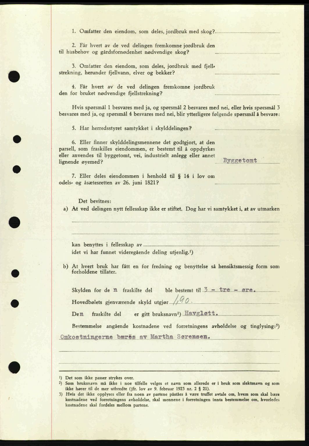 Tønsberg sorenskriveri, AV/SAKO-A-130/G/Ga/Gaa/L0014: Mortgage book no. A14, 1943-1944, Diary no: : 2366/1943