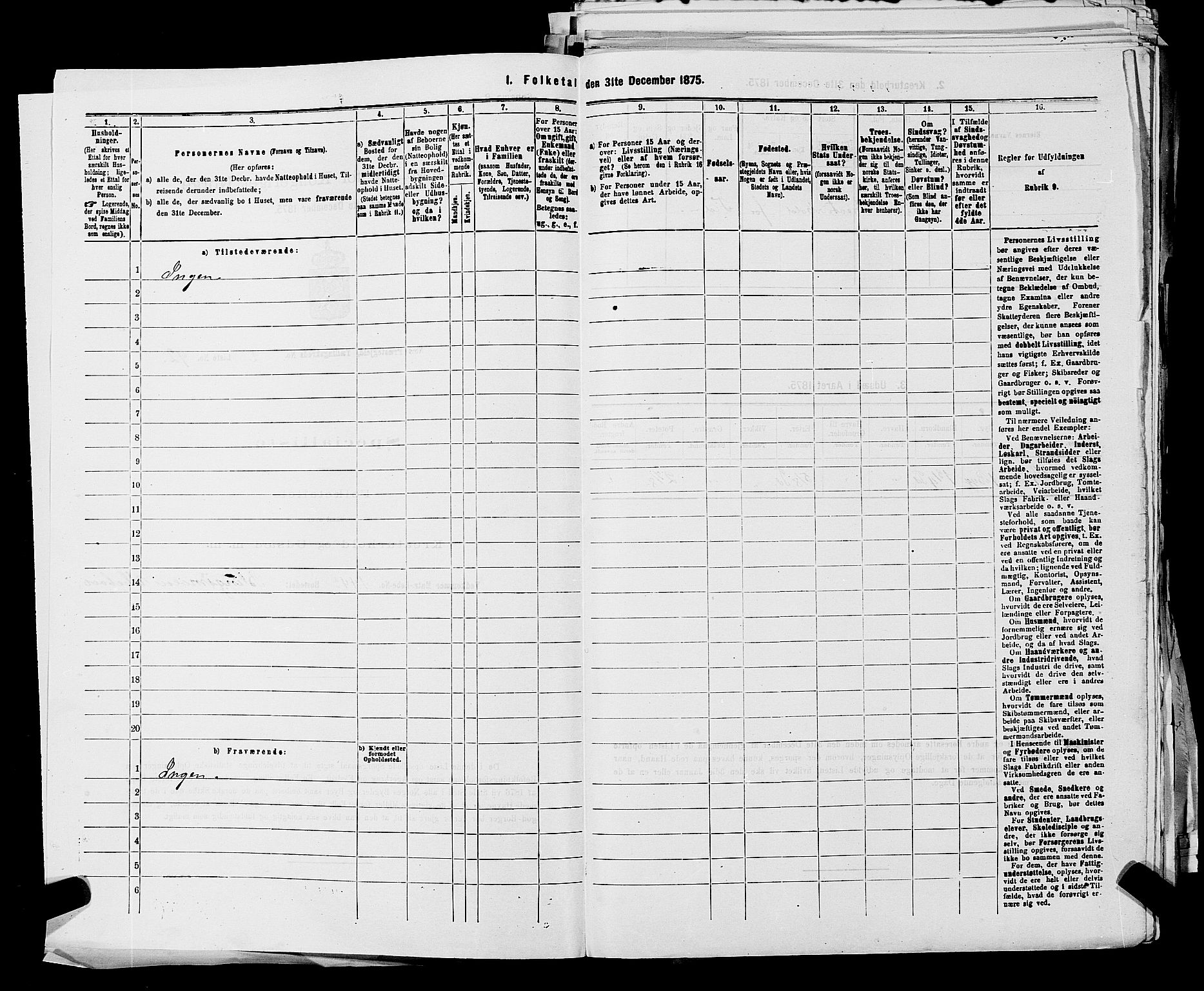 SAKO, 1875 census for 0616P Nes, 1875, p. 278