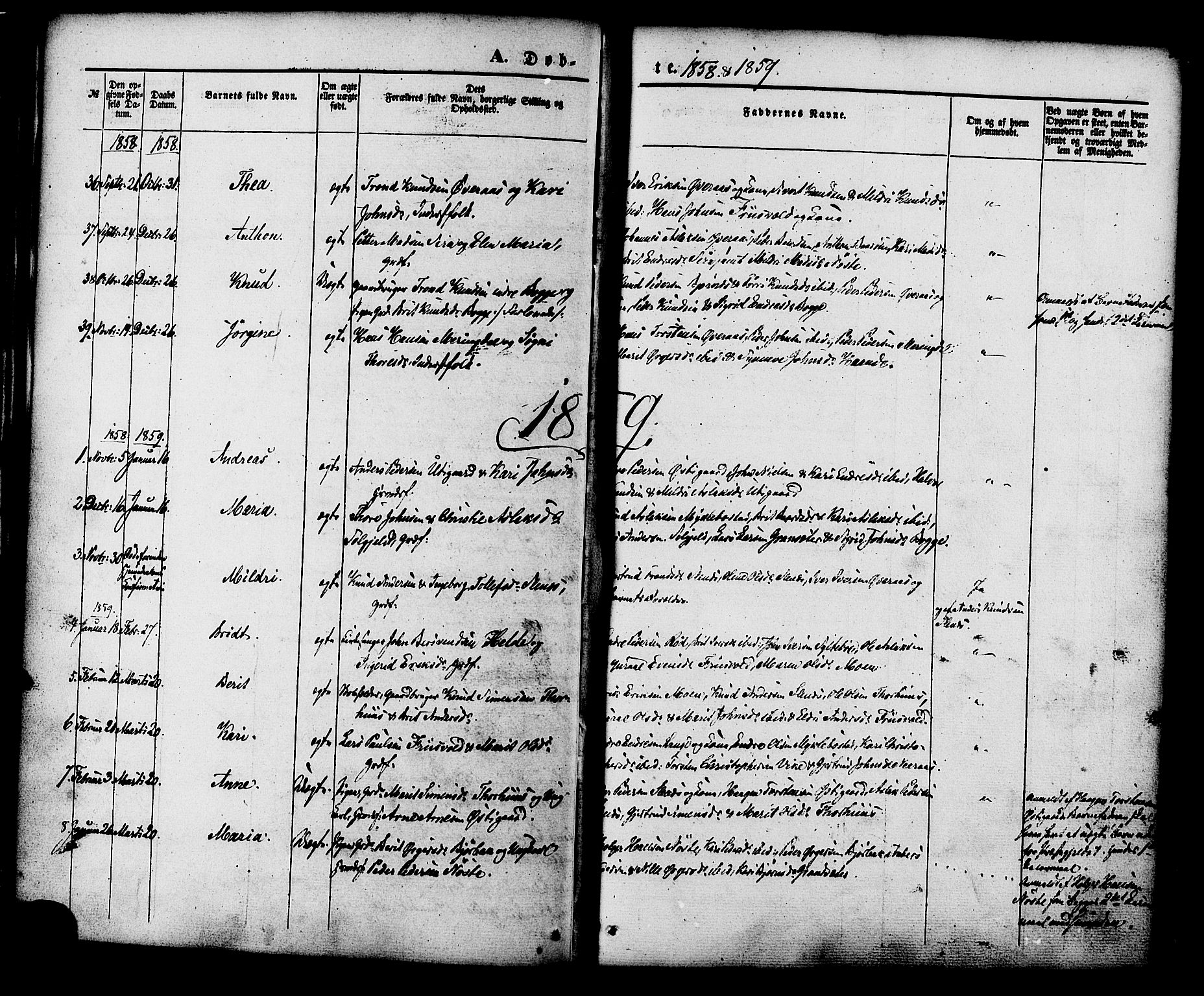 Ministerialprotokoller, klokkerbøker og fødselsregistre - Møre og Romsdal, AV/SAT-A-1454/552/L0637: Parish register (official) no. 552A01, 1845-1879, p. 33