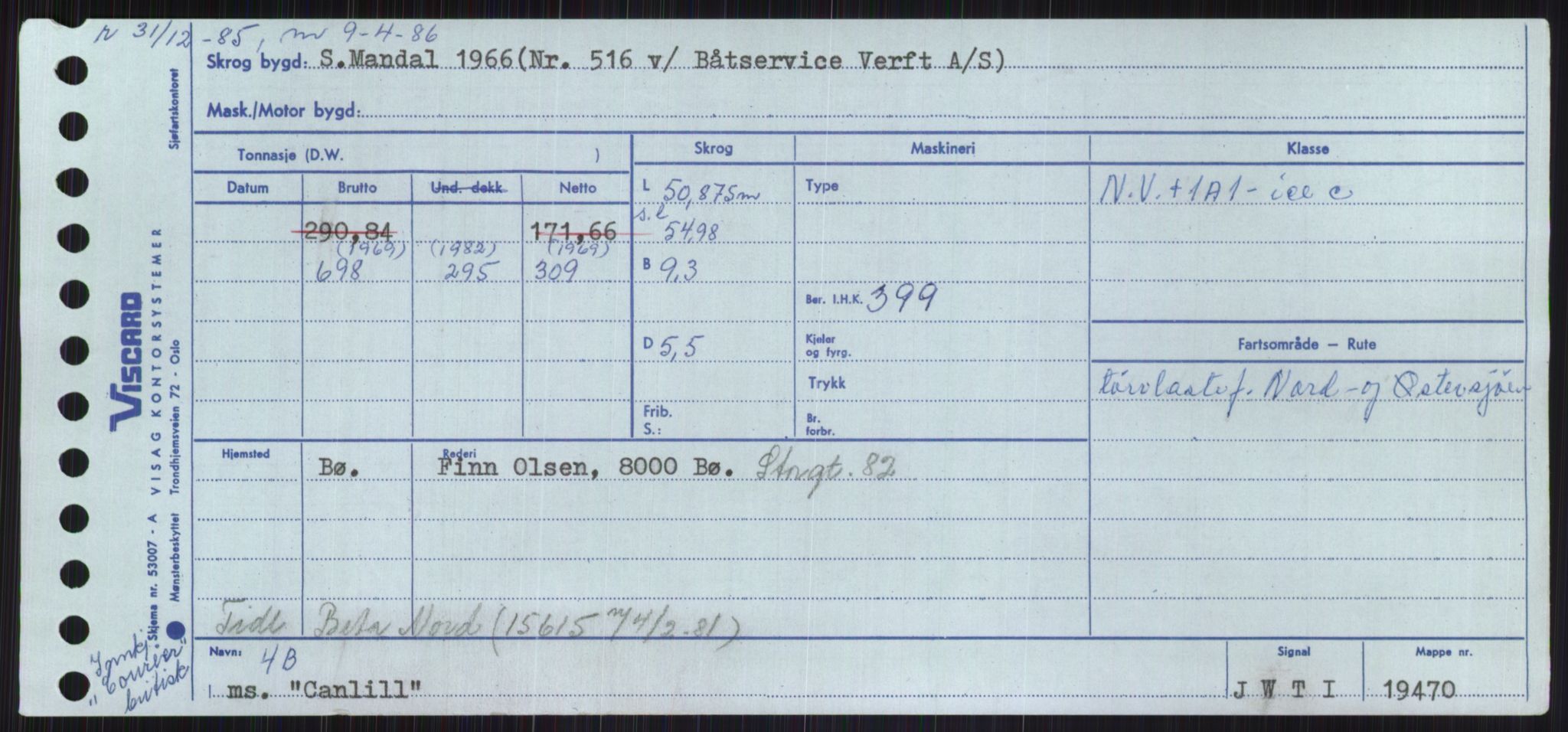 Sjøfartsdirektoratet med forløpere, Skipsmålingen, RA/S-1627/H/Ha/L0001/0002: Fartøy, A-Eig / Fartøy Bjør-Eig, p. 557