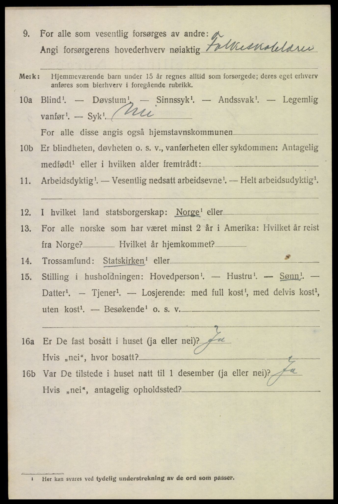 SAKO, 1920 census for Gjerpen, 1920, p. 6105