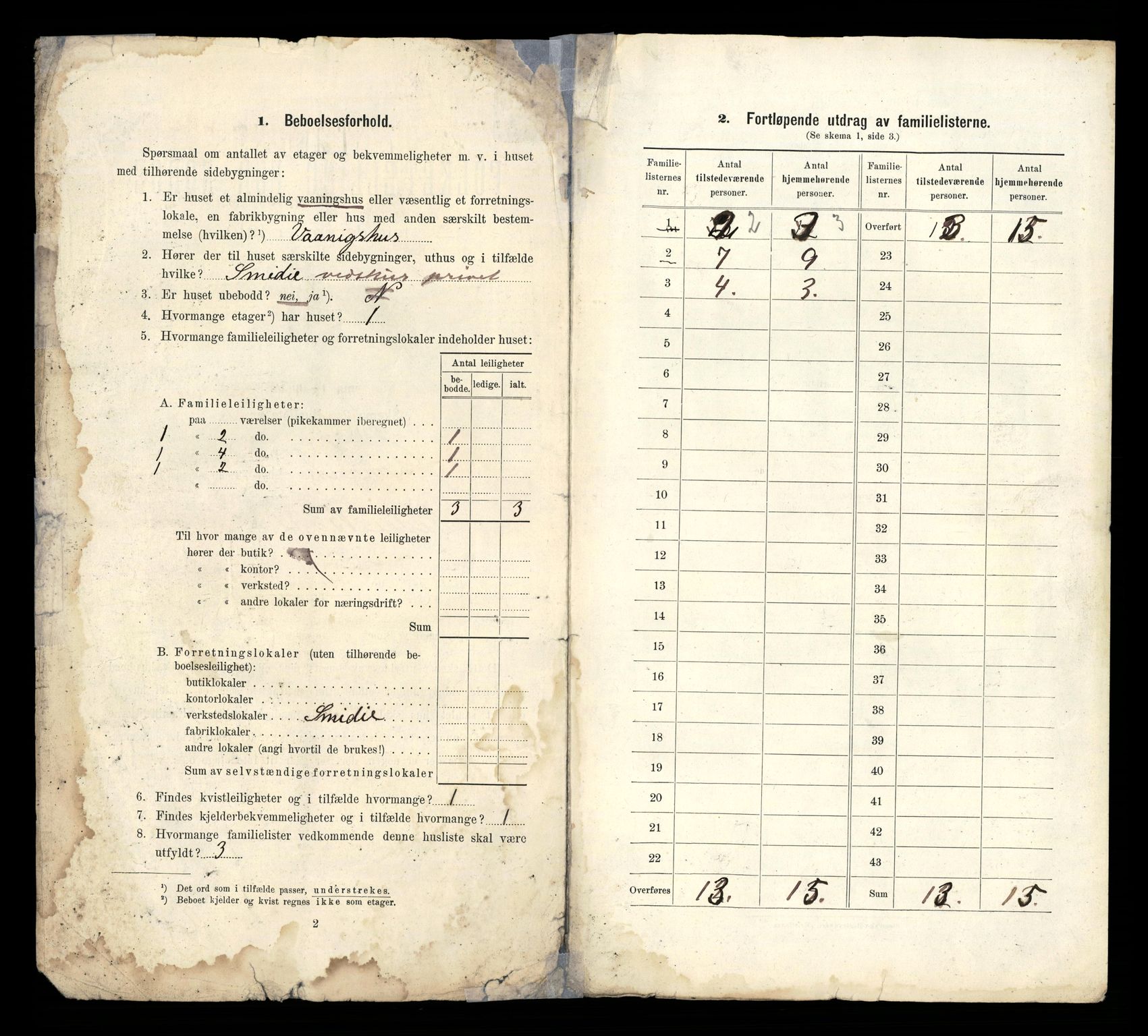 RA, 1910 census for Larvik, 1910, p. 76