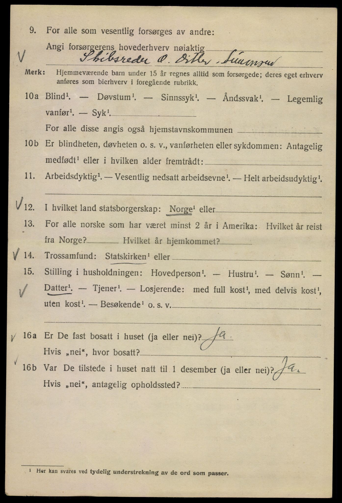 SAO, 1920 census for Kristiania, 1920, p. 262462