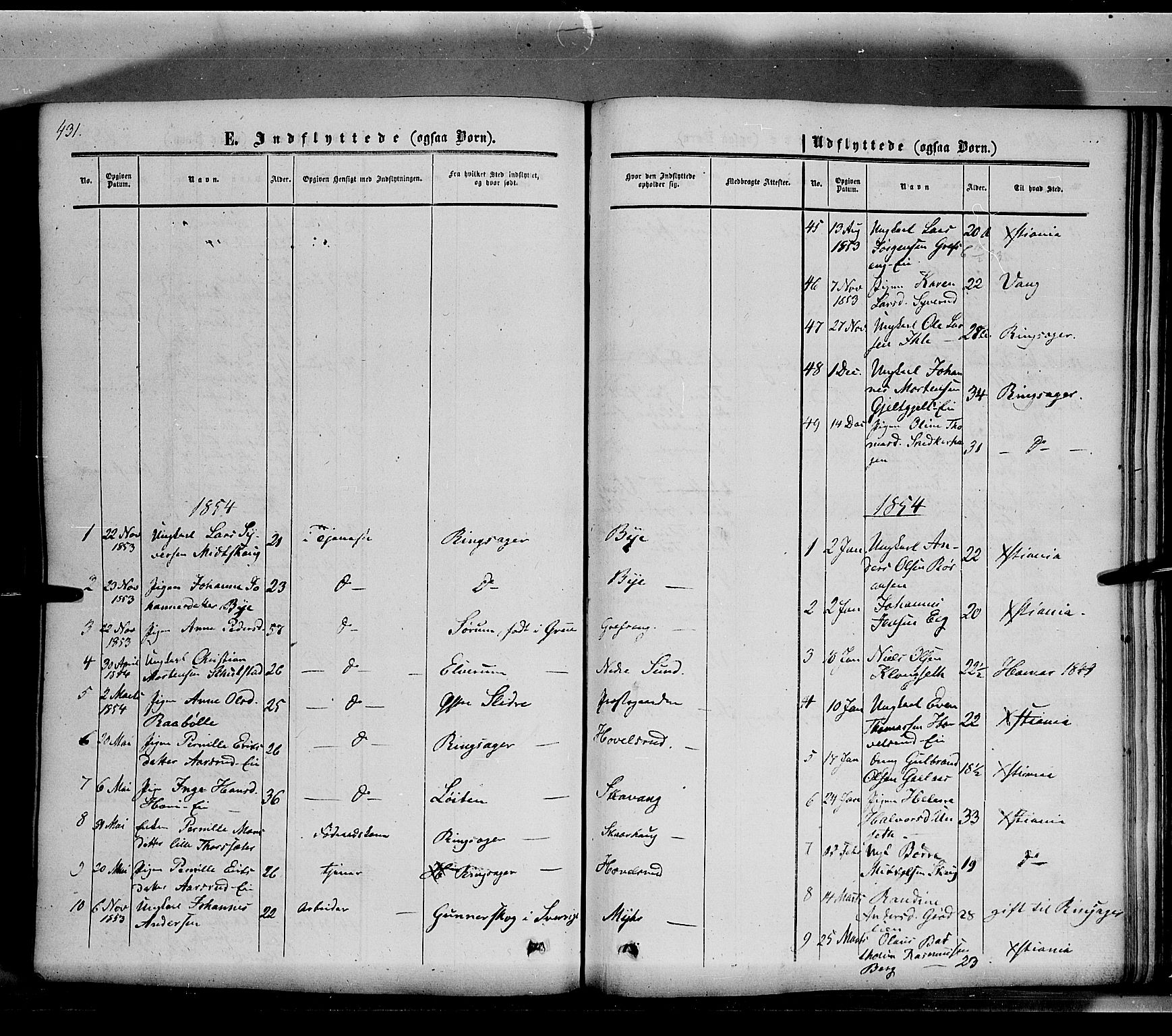Nes prestekontor, Hedmark, SAH/PREST-020/K/Ka/L0004: Parish register (official) no. 4, 1852-1886, p. 431
