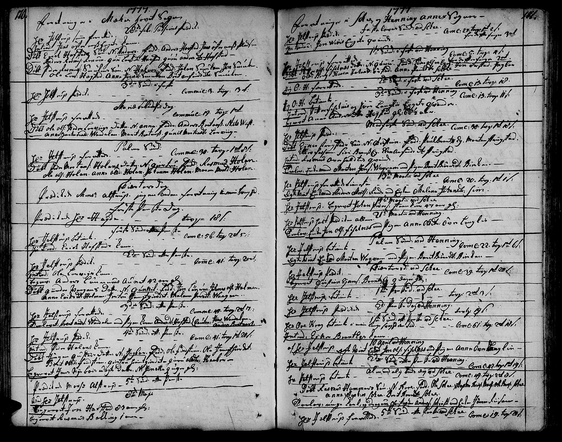 Ministerialprotokoller, klokkerbøker og fødselsregistre - Nord-Trøndelag, SAT/A-1458/735/L0331: Parish register (official) no. 735A02, 1762-1794, p. 170-171