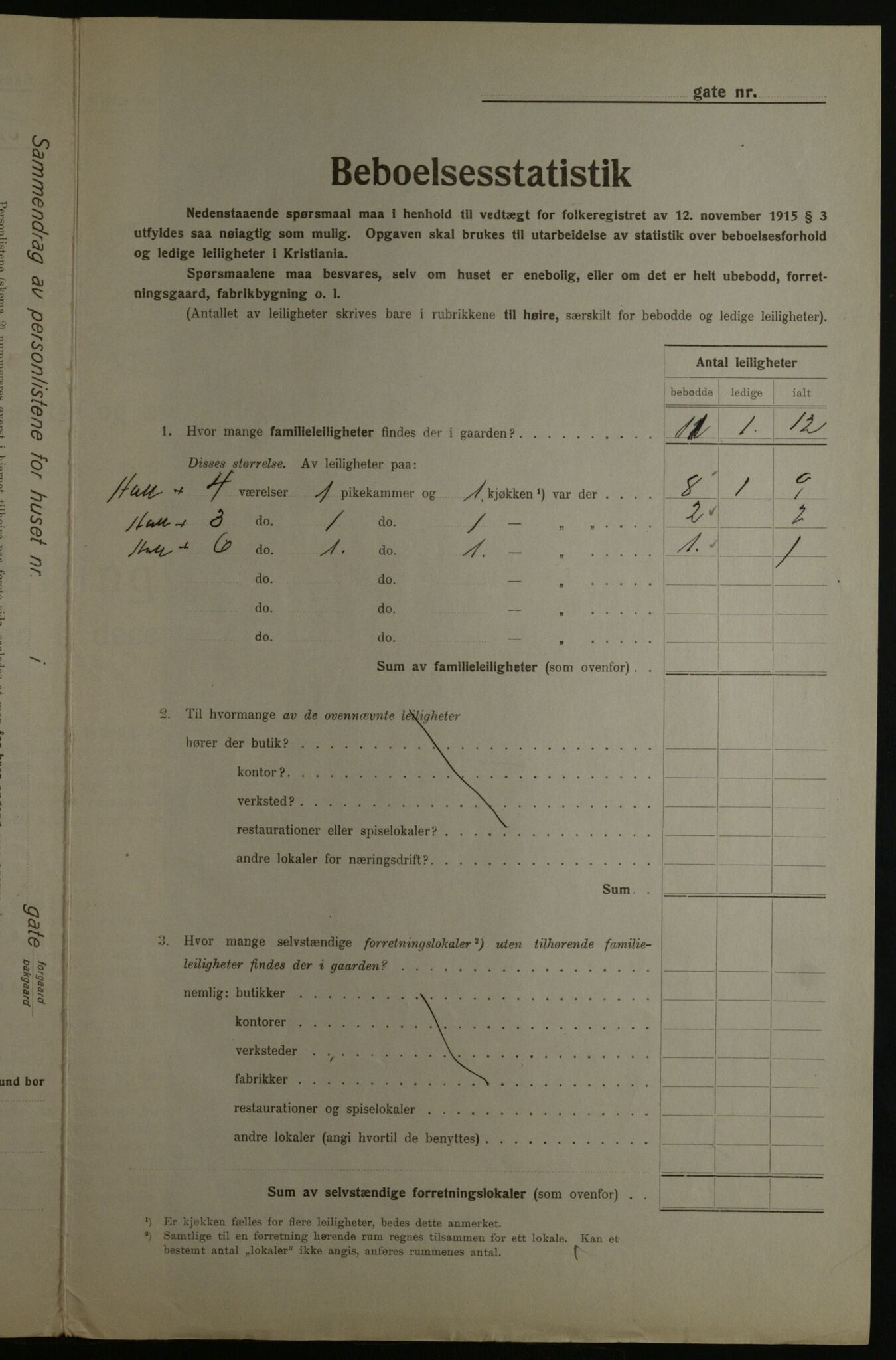 OBA, Municipal Census 1923 for Kristiania, 1923, p. 126052