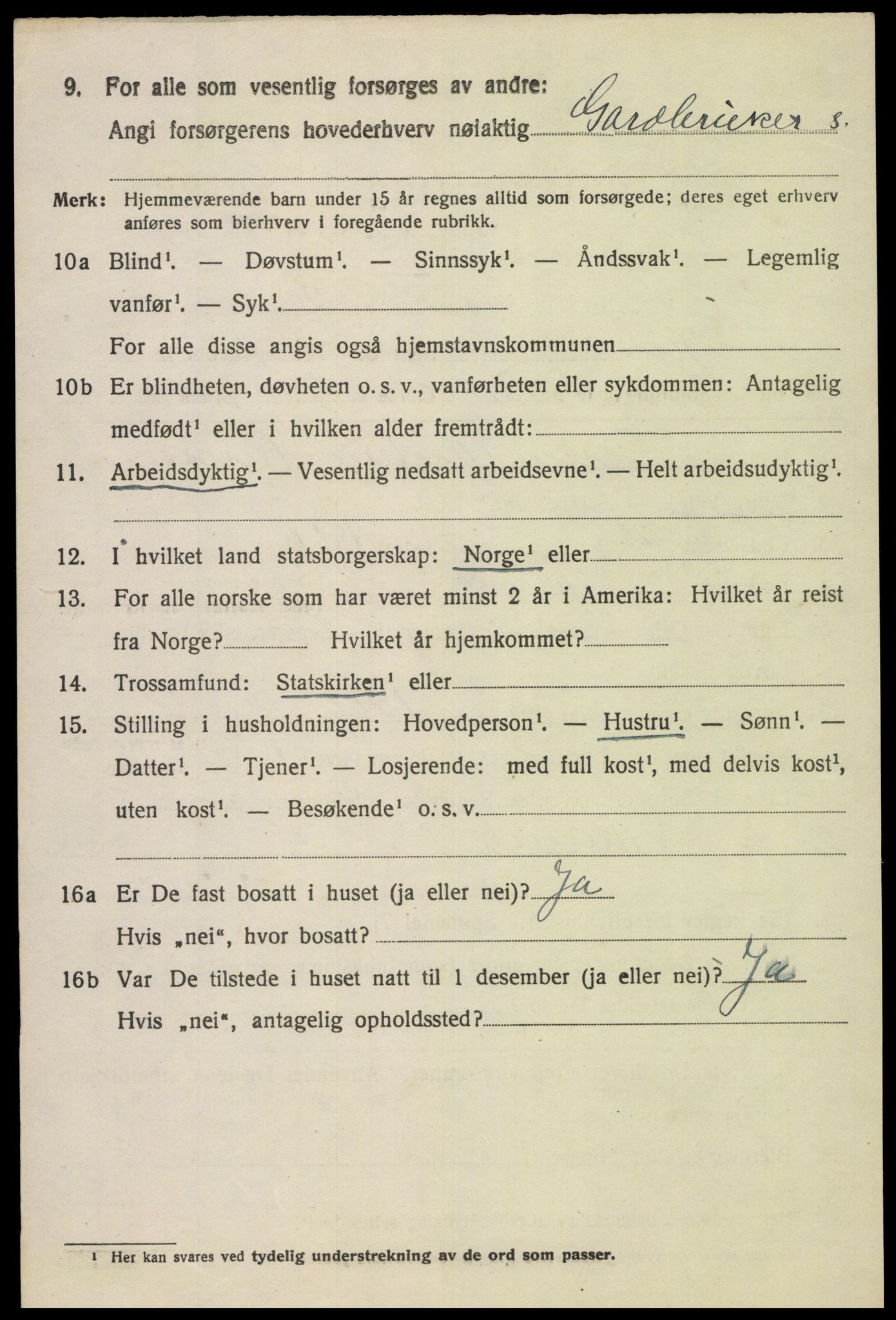 SAK, 1920 census for Spind, 1920, p. 584